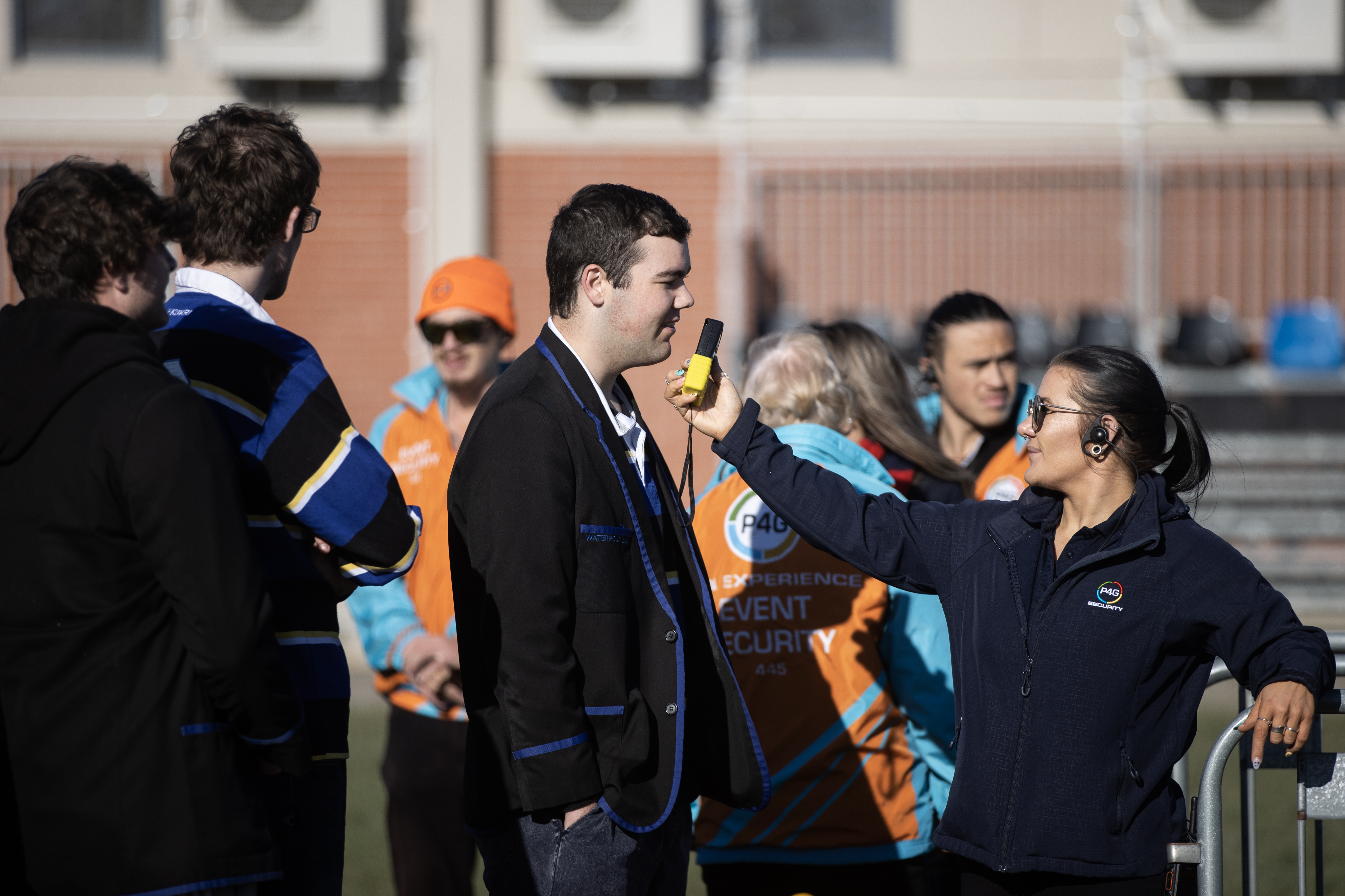 Everyone was breath-tested on their way in. Photo / George Heard