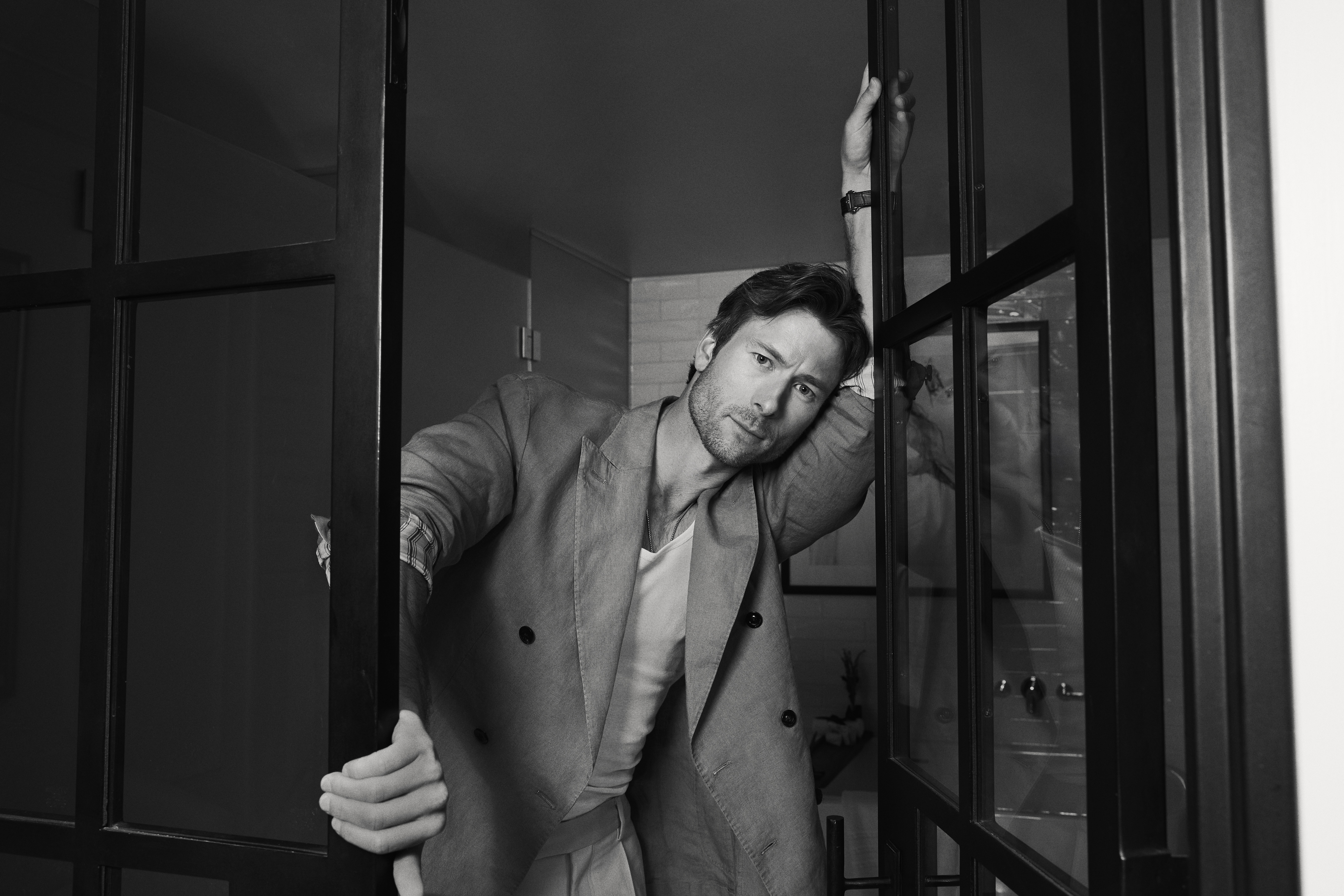 Glen Powell seems to be everywhere this year after the success of the action-comedy Hit Man and as the disaster movie Twisters hits the screen. Photo / Jane Greer, The Washington Post