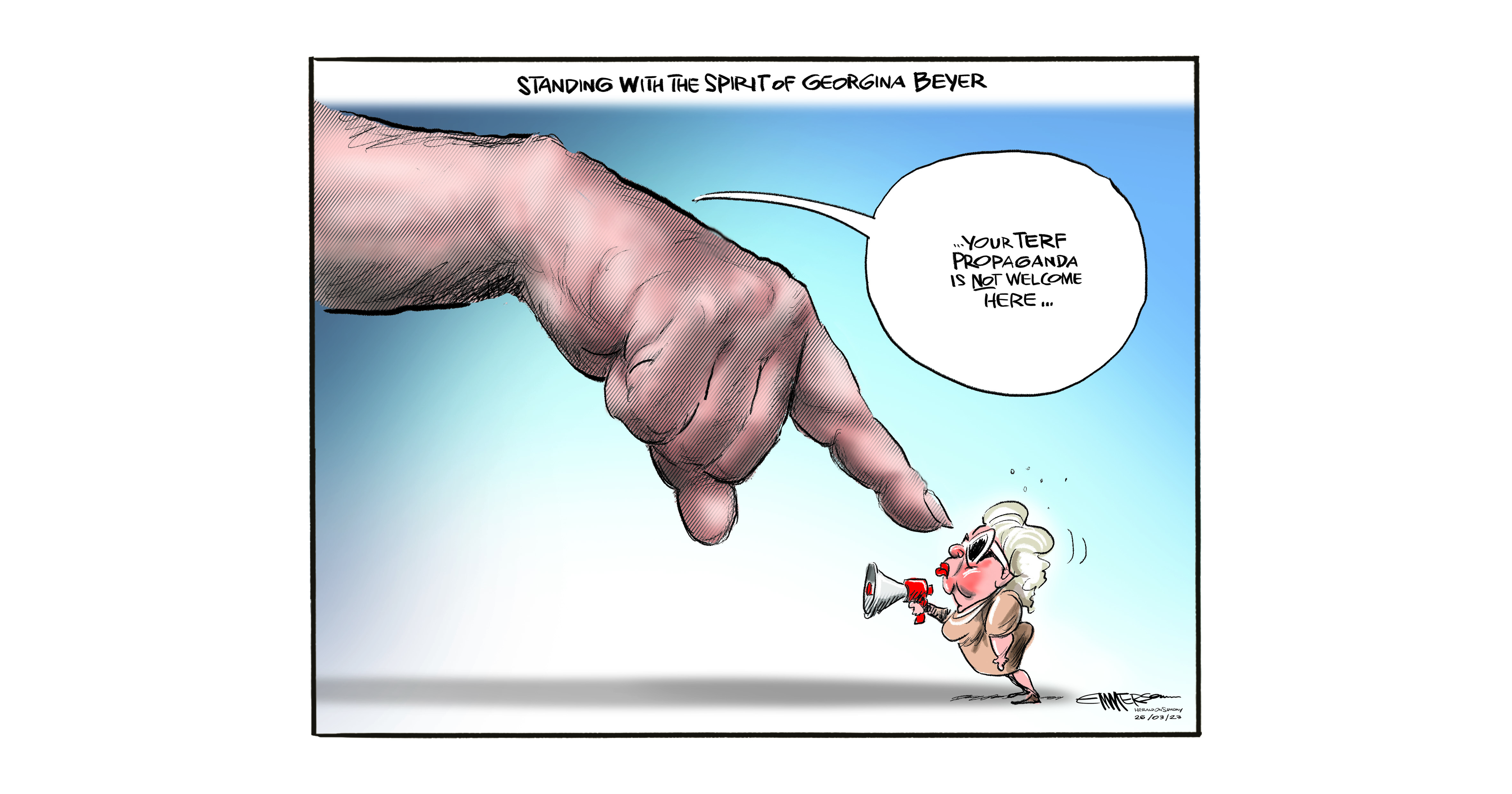 Cartoon: Keeper of the ponytail - NZ Herald
