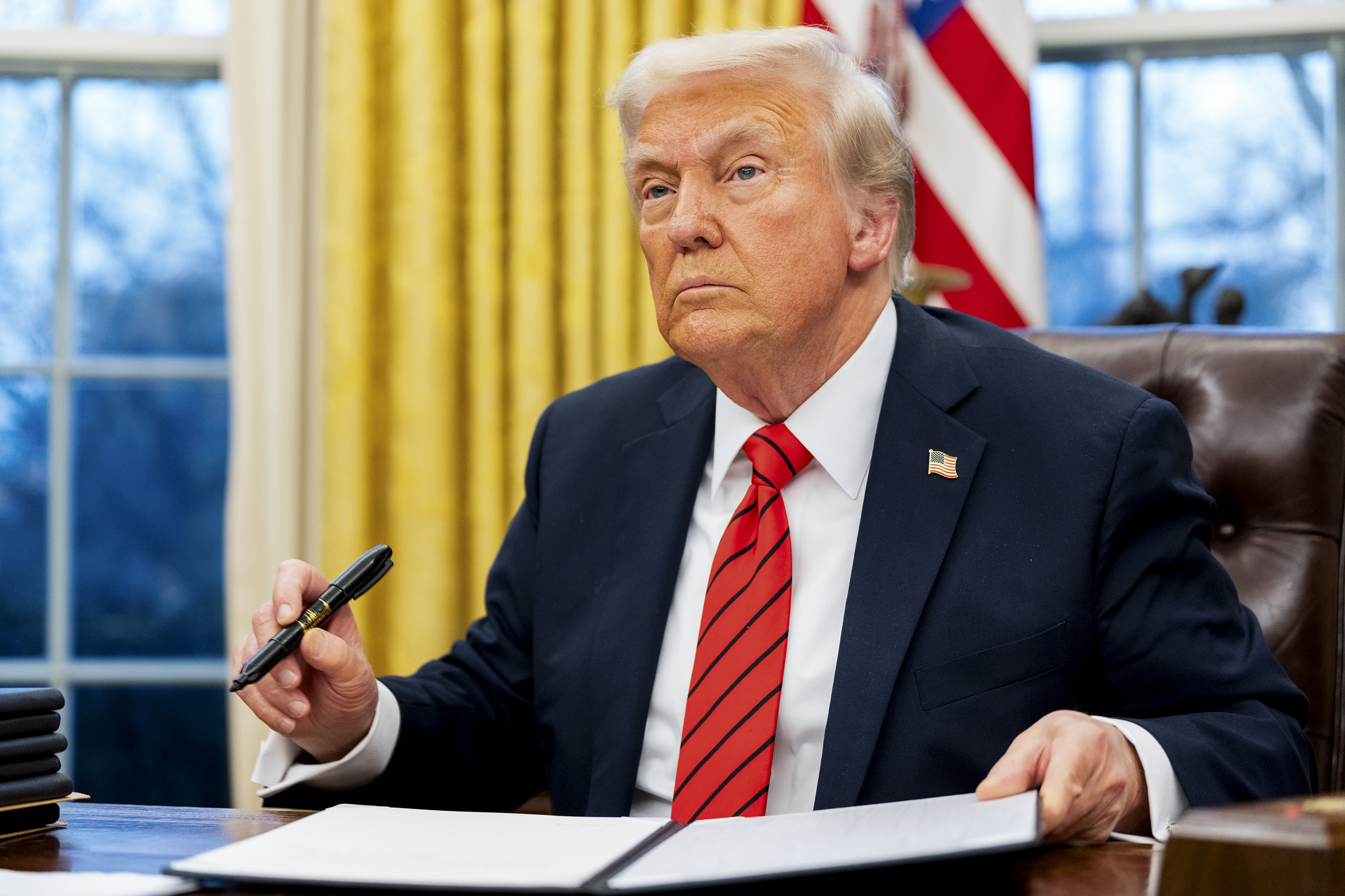 President Trump has long viewed violations of national security secrecy through the lens of who is doing the violating. Photo / Eric Lee, The New York Times