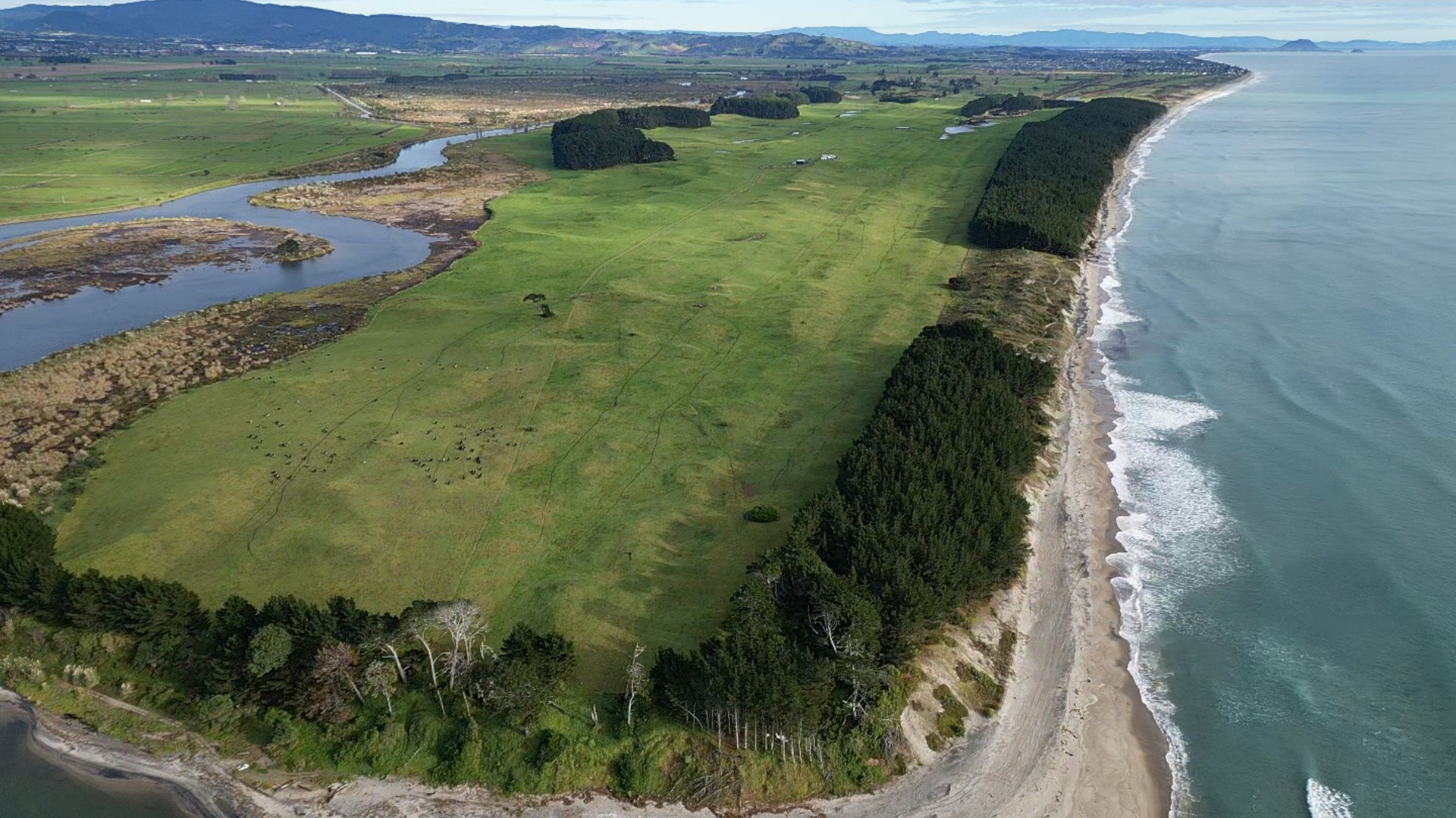 The land at Te Tumu, southeast of Pāpāmoa, is poised to become an urban growth area, eventually.