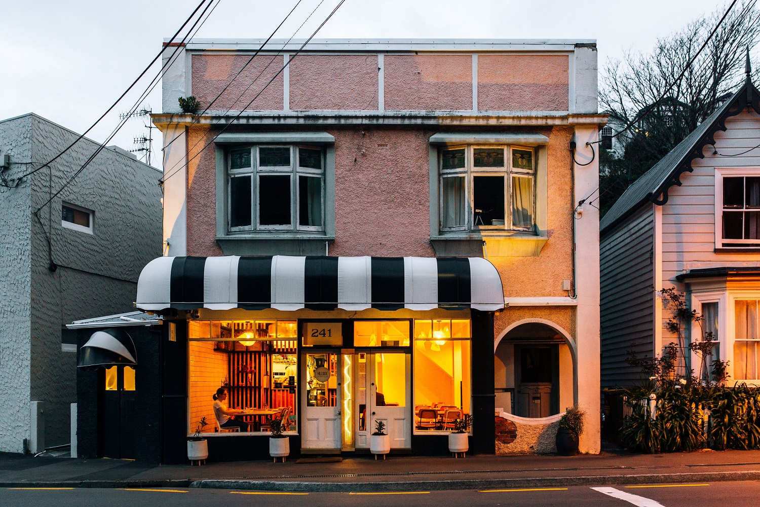 The restaurant is located across the road from the Prime Minister's residence. Photo / Anna Briggs