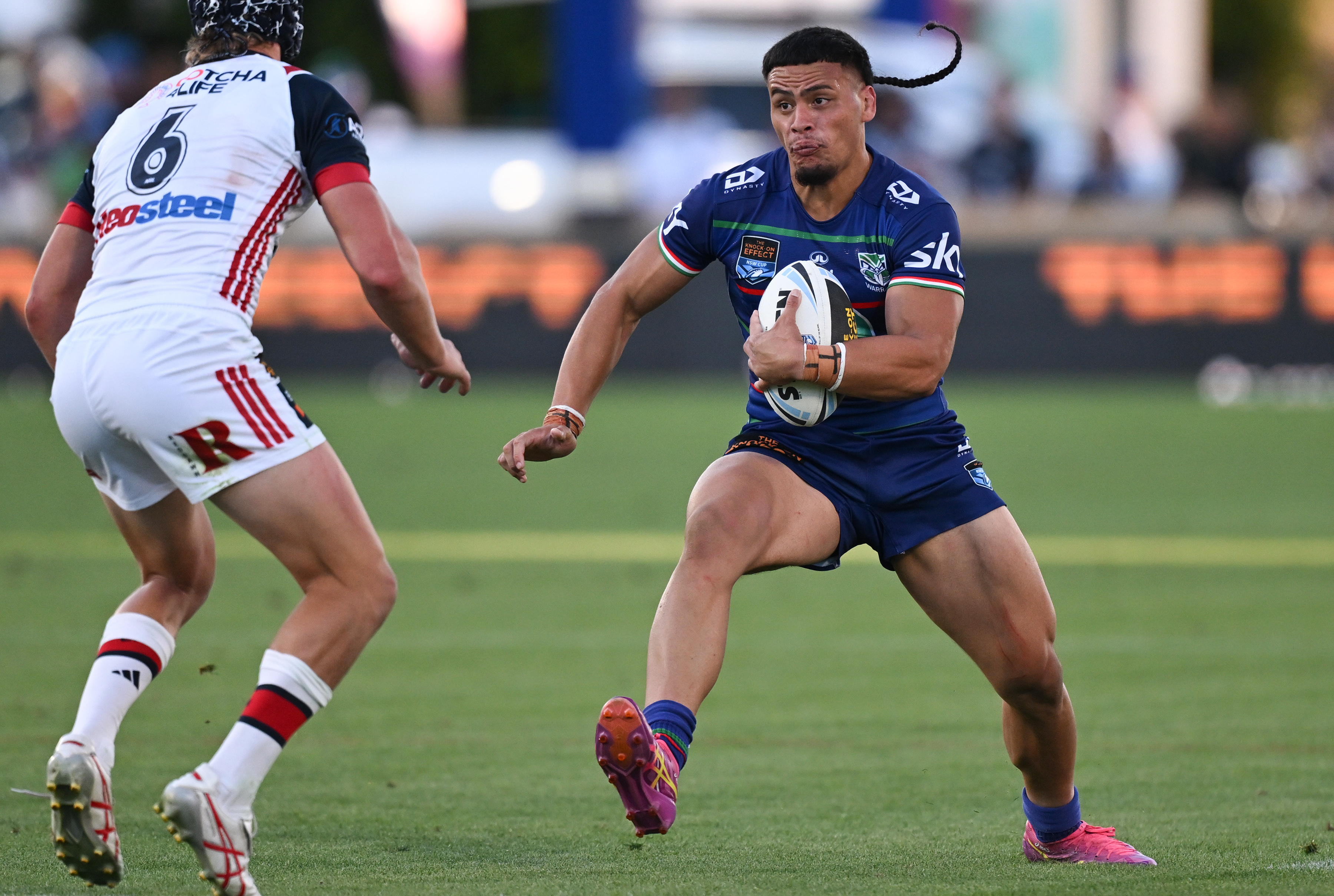 Kayliss Fatialofa in action for the Warriors' New South Wales Cup side. Photo / Photosport