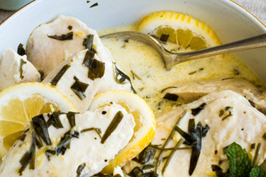 Chicken breasts in lemon sauce-image