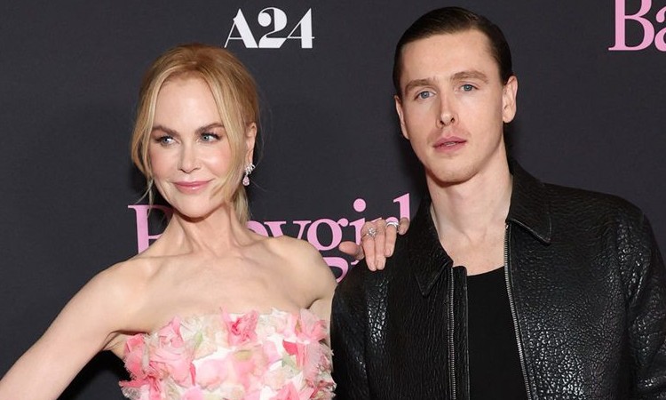 Nicole Kidman and Harris Dickinson at the LA premiere of Babygirl, December 2024. Photo / AFP