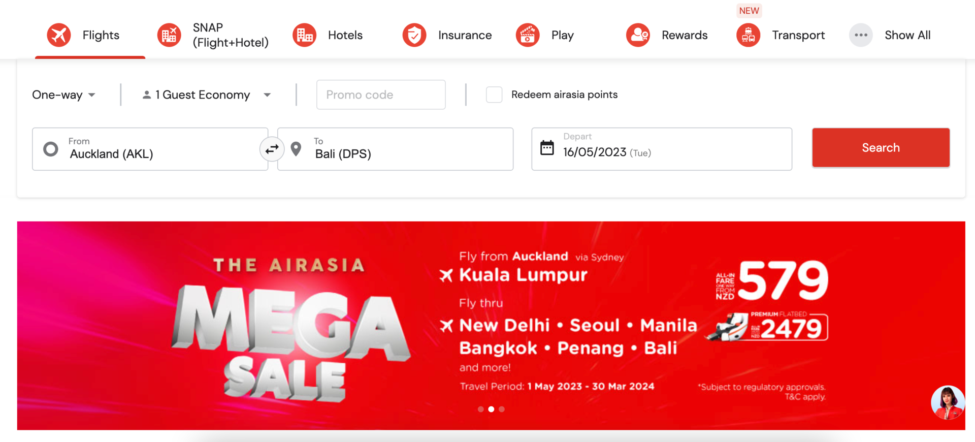 AirAsia launched their biggest ever seat sale to celebrate 700 million passengers flown. Photo / AirAsia