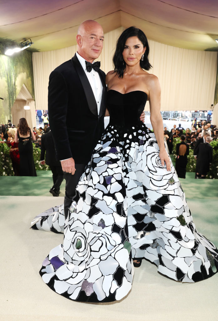 Jeff Bezos and Lauren Sanchez. Photo / Getty Images