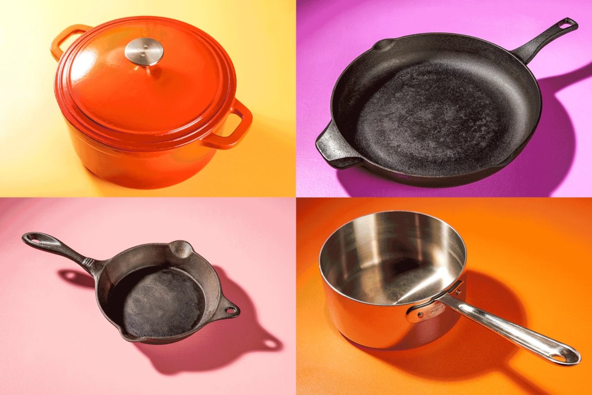 These four pots and pans will be the workhorses that you’ll depend on every day. Styled by Lisa Cherkasky for the Washington Post. Photo / Rey Lopez for the Washington Post