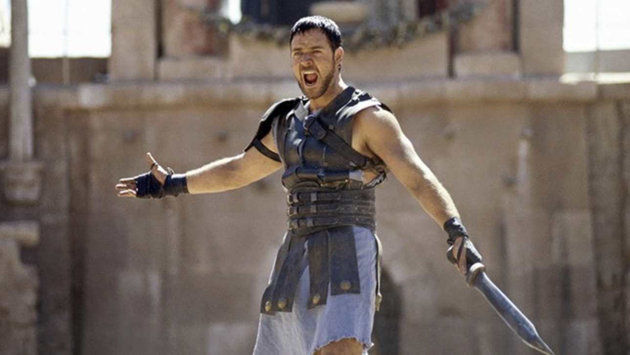 Russell Crowe won an Oscar for his role in 2000 film Gladiator.