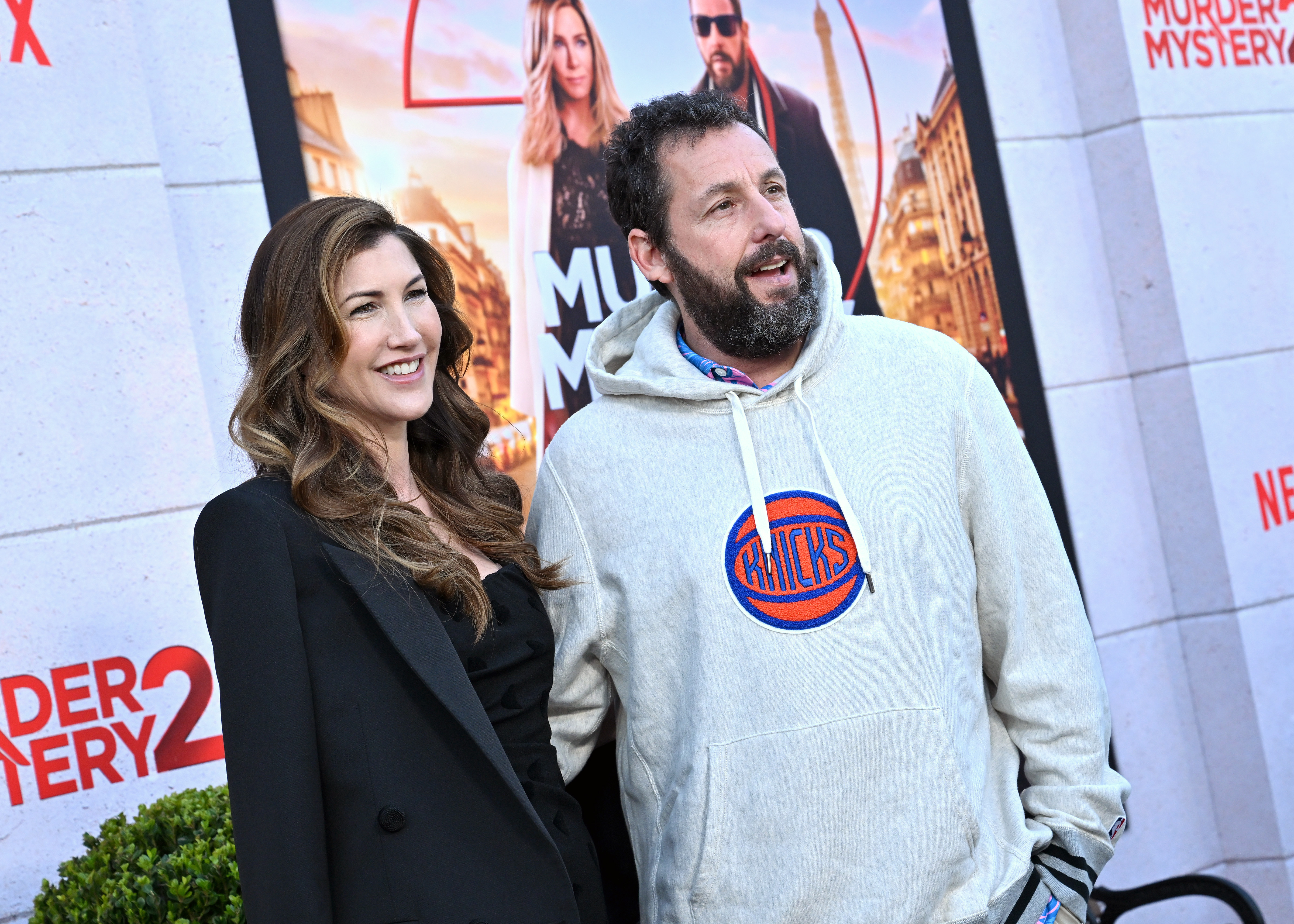 Adam Sandler gushed about his wife of 20 years in a rare glimpse into his private life. Photo / Getty Images