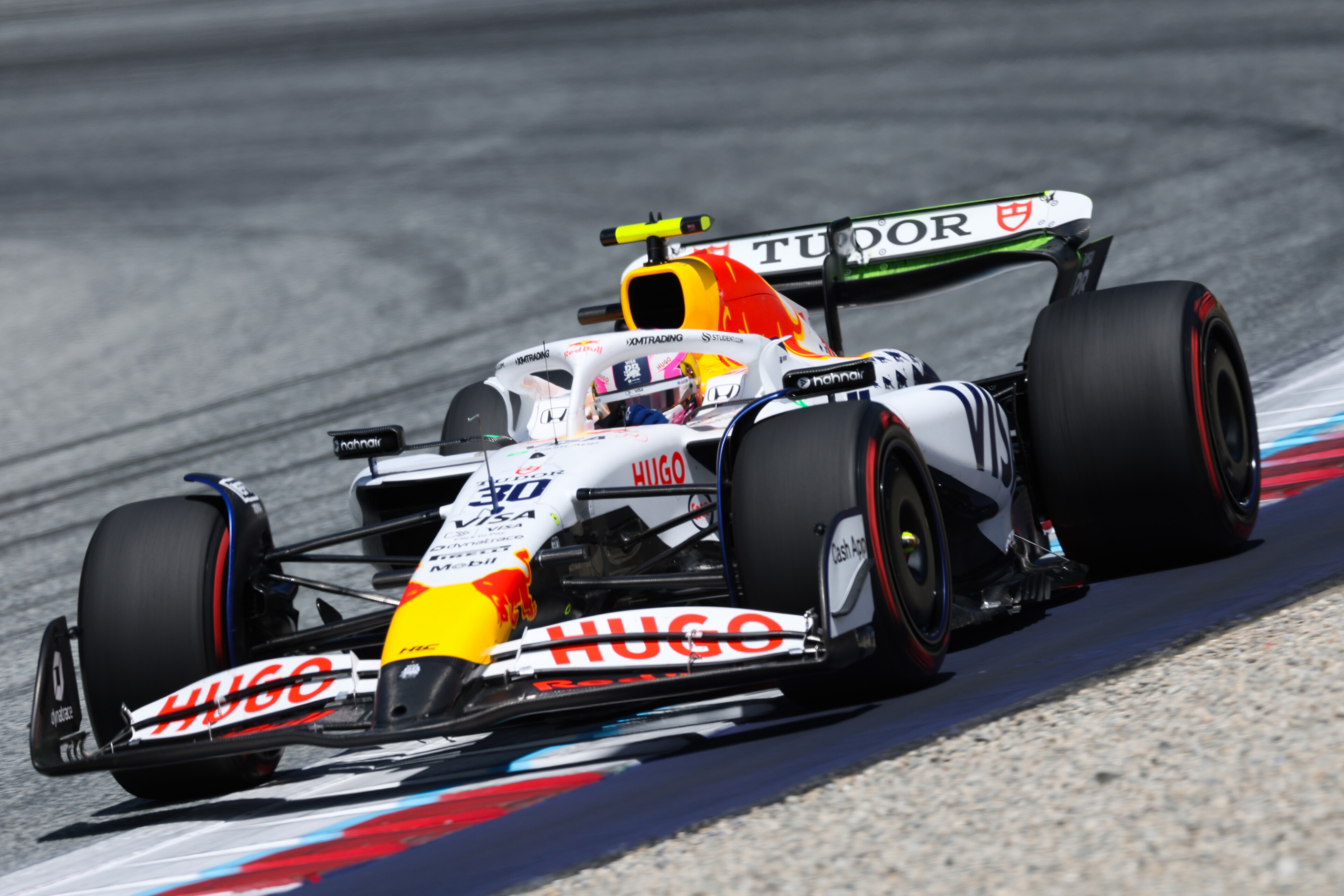 Liam Lawson at Austria's Red Bull Ring. Photo / Red Bull