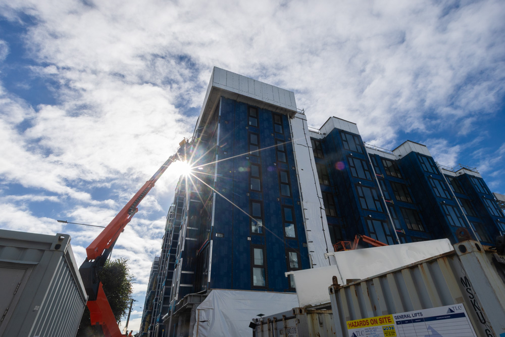 Elevation is at least a year behind schedule but work is now nearing completion. Photo /Jason Dorday