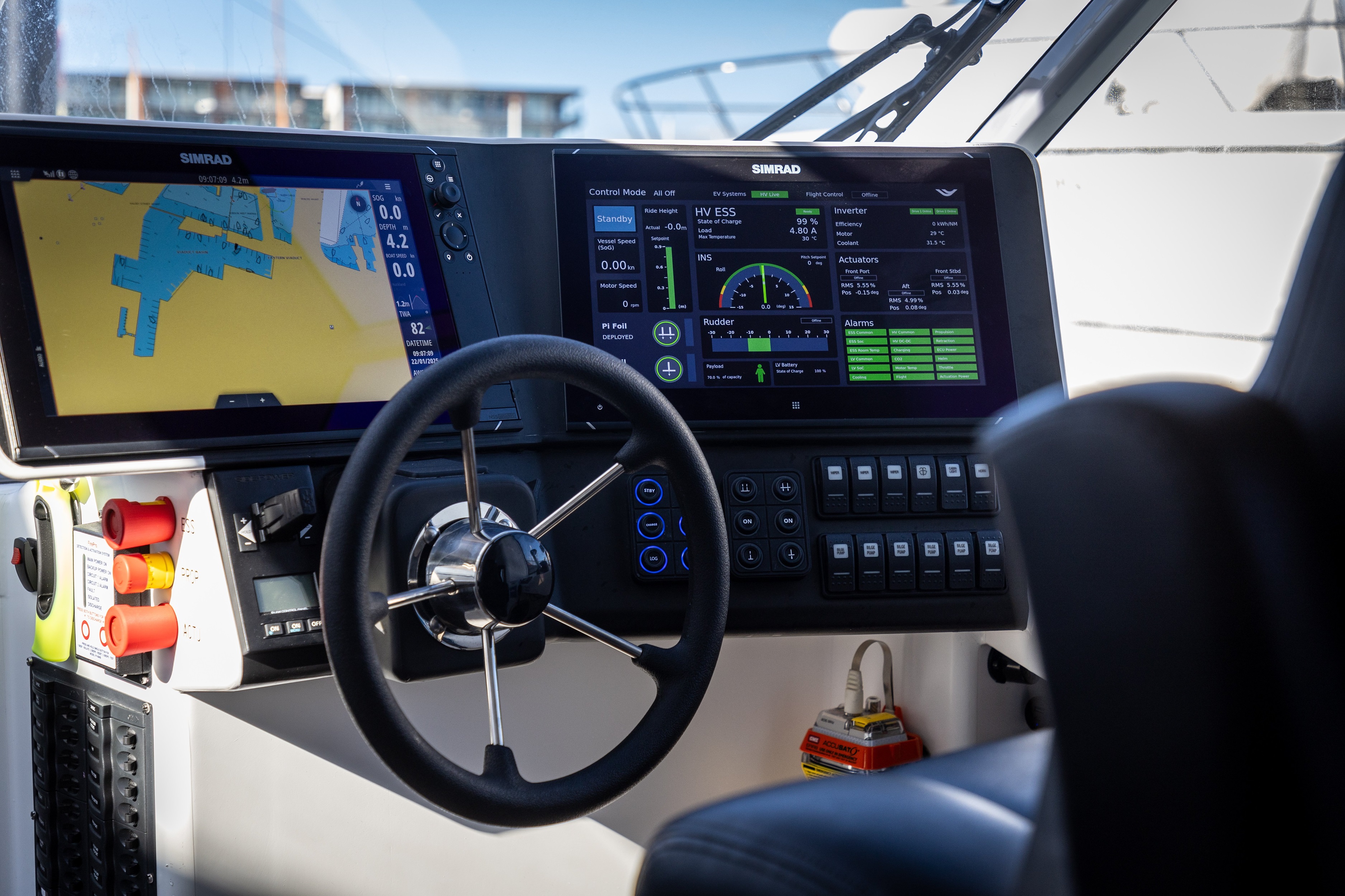 The controls. Photo / Michael Craig