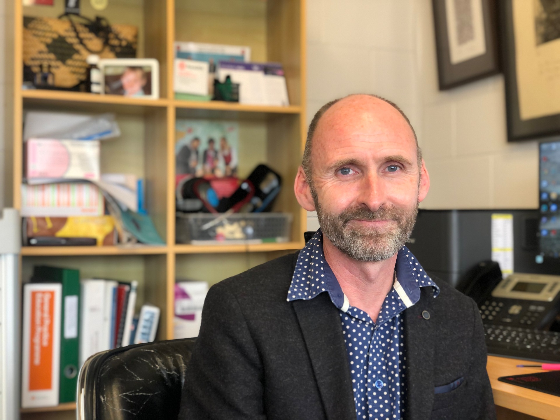 Dr Sean Hanna at his clinic in Porirua. Photo / Georgina Campbell 