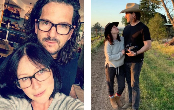 Shannen Doherty and her husband Kurt Iswarienko have split up. Photos / via Instagram
