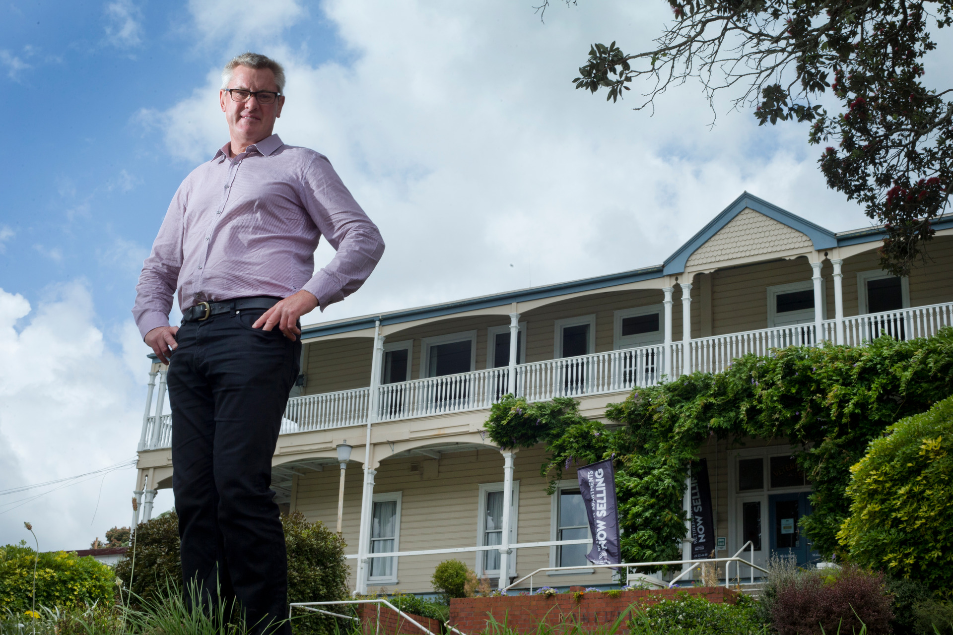 Wilkinson at the property in 2015. Photo / Nick Reed 