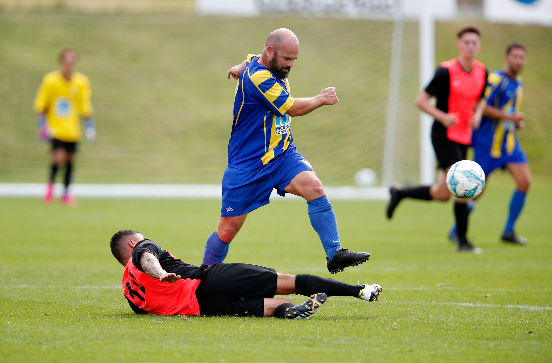 April may have been the last time the premier men's football final will be at Semenoff Stadium, after changes to pricing for community events. Photo / Michael Cunningham