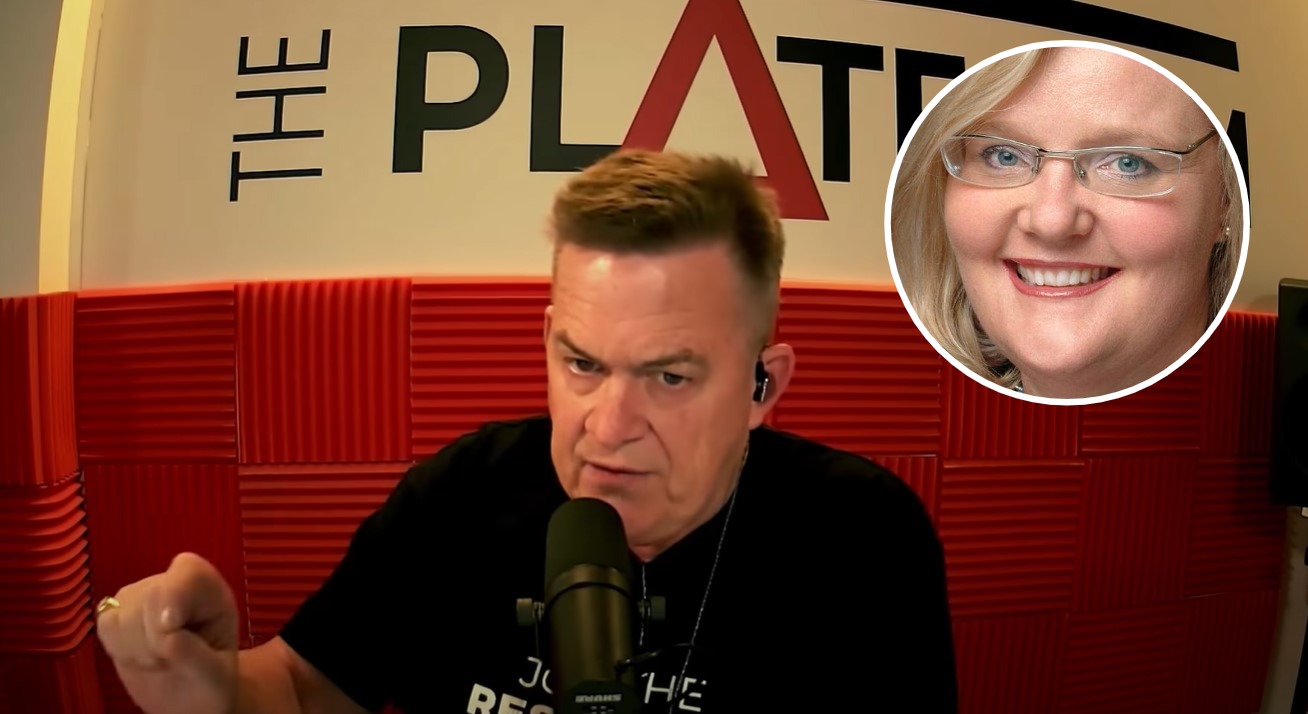 The Platform owner and host Sean Plunket and (inset) BSA chair Susie Staley.