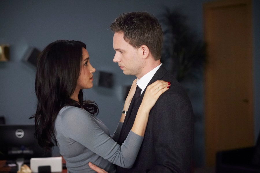 Meghan Markle and her former TV husband in Suits. Photo / Getty Images