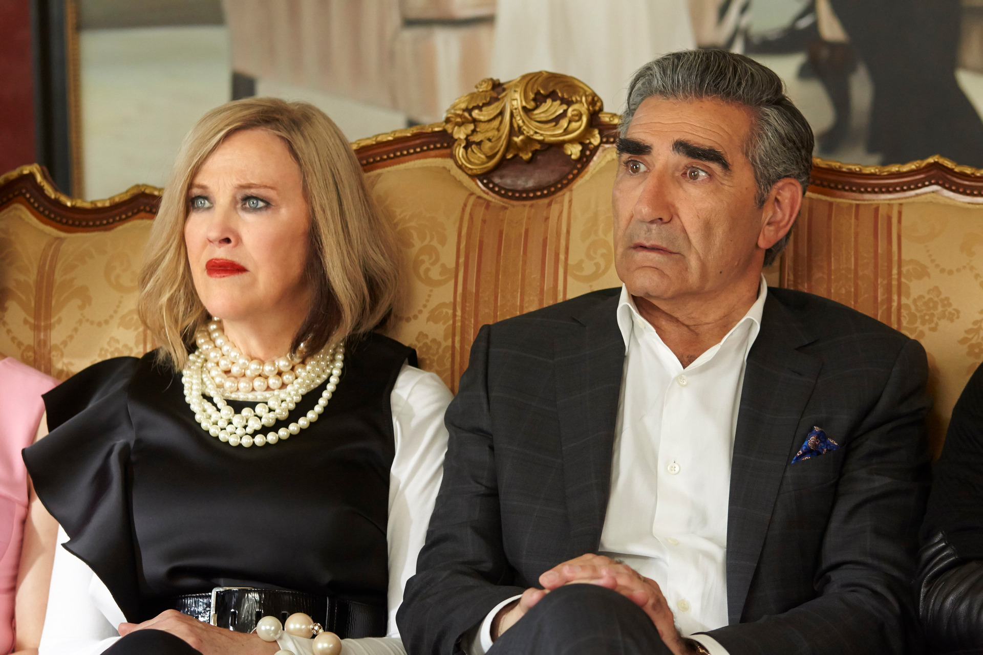 Schitt's Creek is streaming on Netflix in New Zealand. Photo / AP