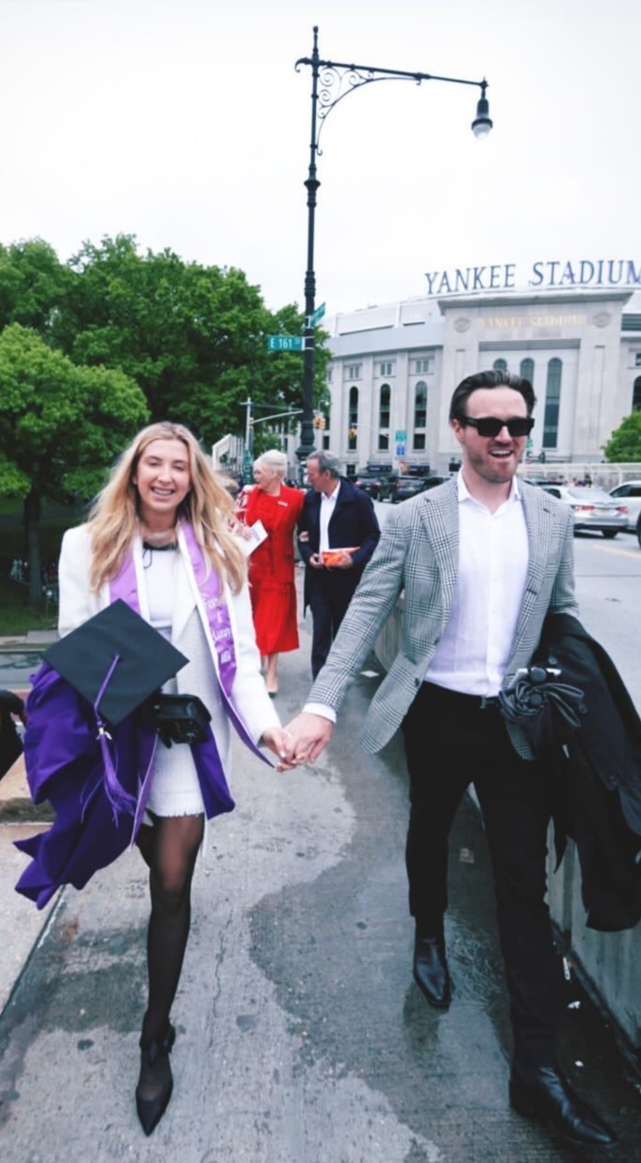 Australian heiress Cartier Lee, long-term partner of Harry Hart - son of Graeme Hart - graduated in NYC recently. Photo / Instagram
