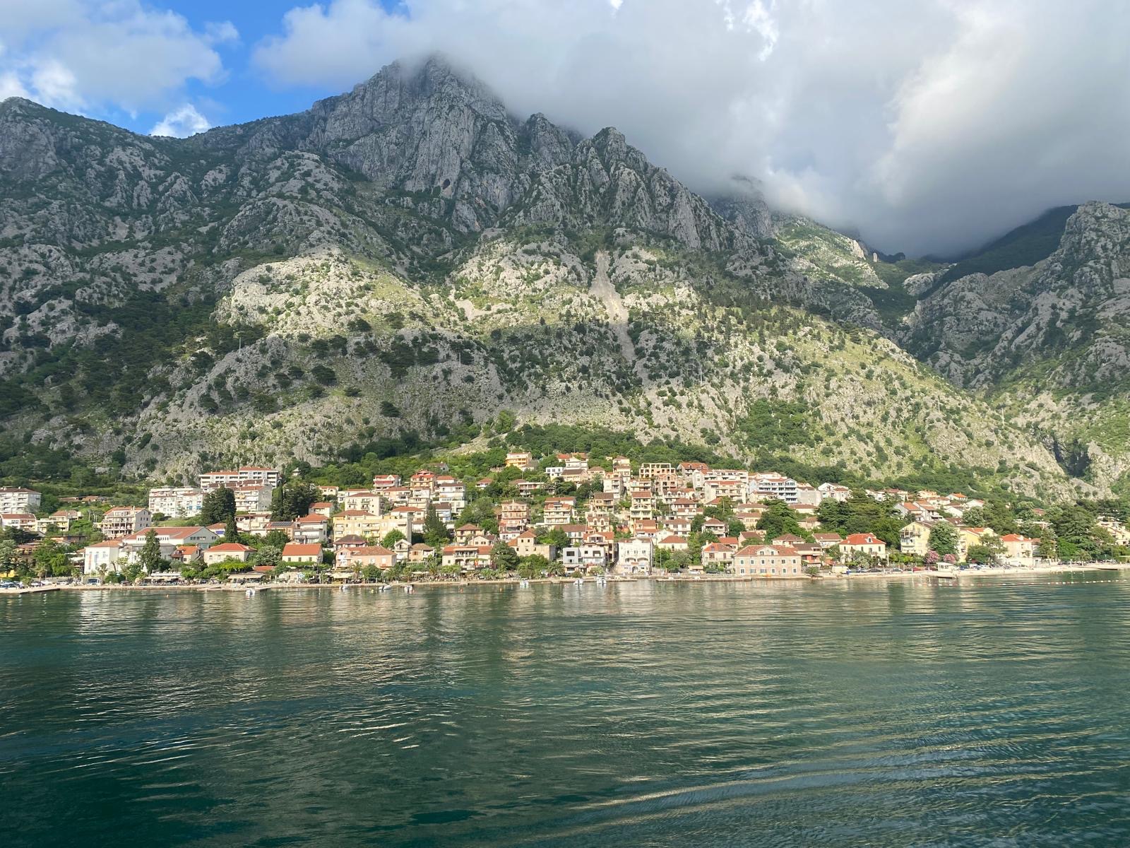 Sailing out of Montenegro aboard Regent Seven Seas Grandeur. Photo / Johanna Thornton