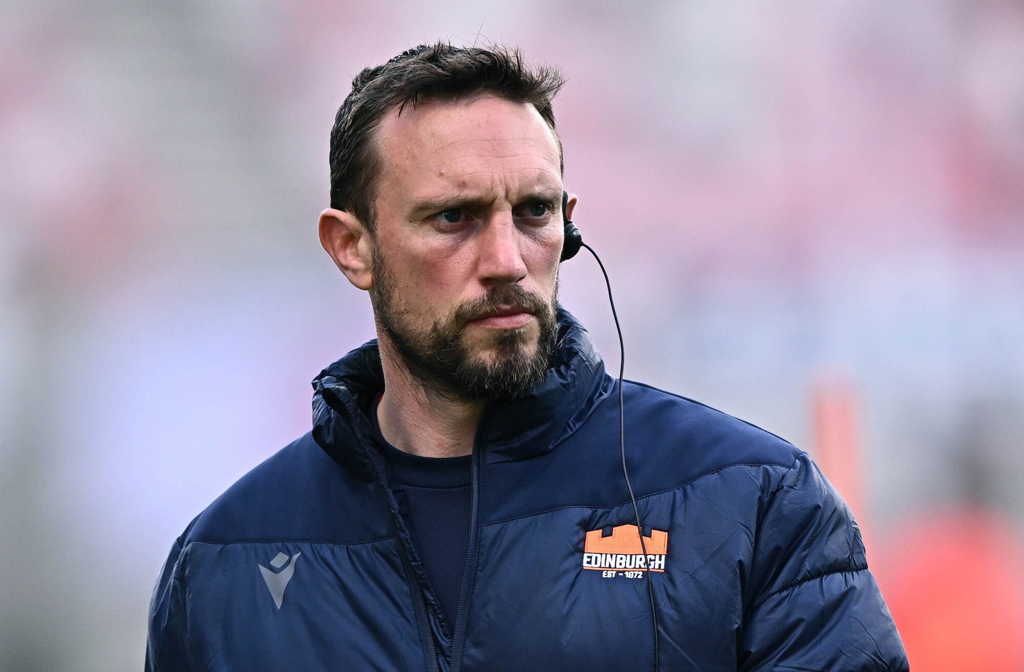 Edinburgh head coach Mike Blair is a contender to join Dave Rennie. Photo / Getty Images