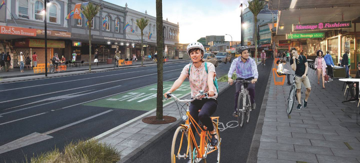 Auckland Transport wants to remove parking spaces for more cycleways and bus lanes. Photo / File