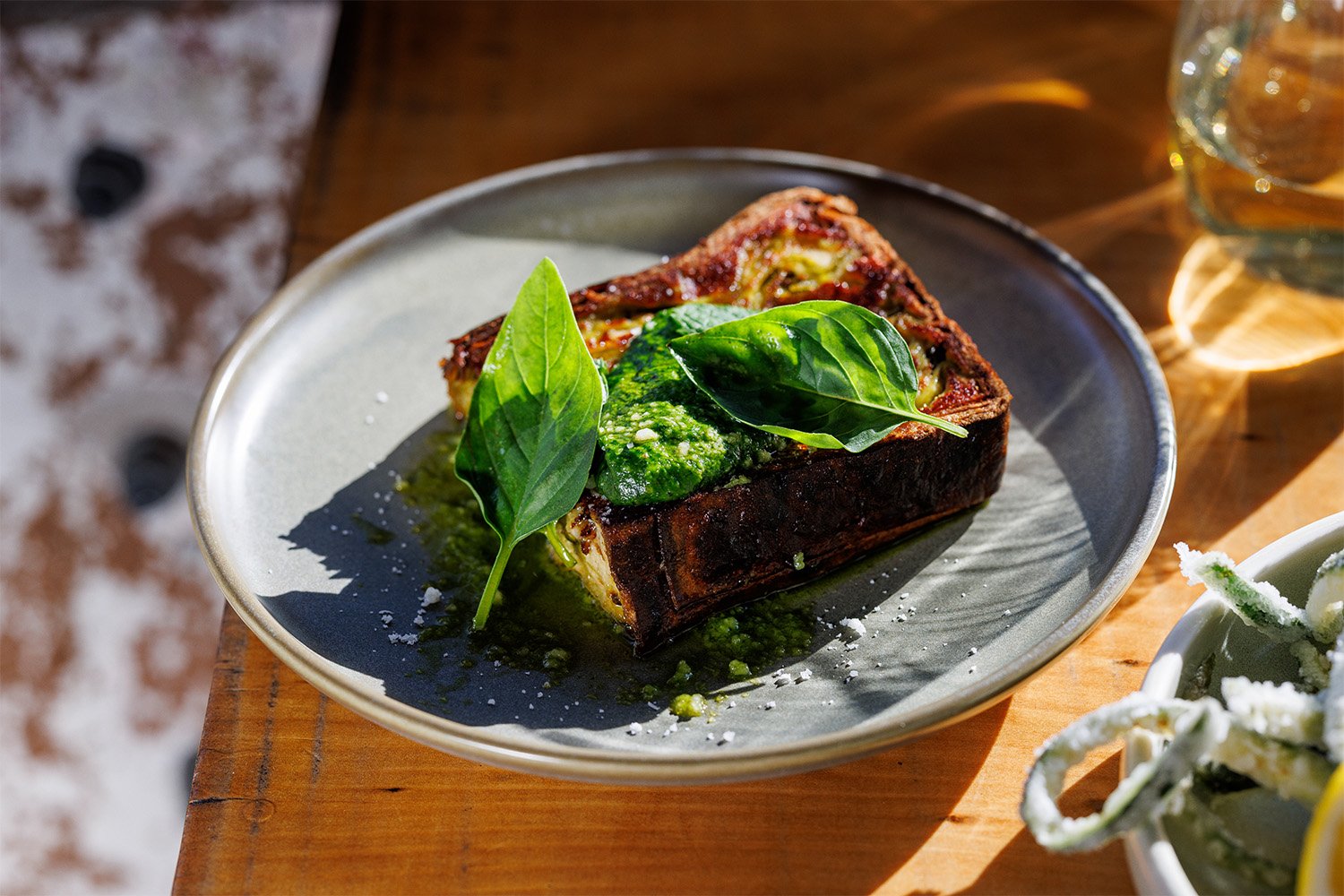 The vegetarian lasagne. Photo / Babiche Martens