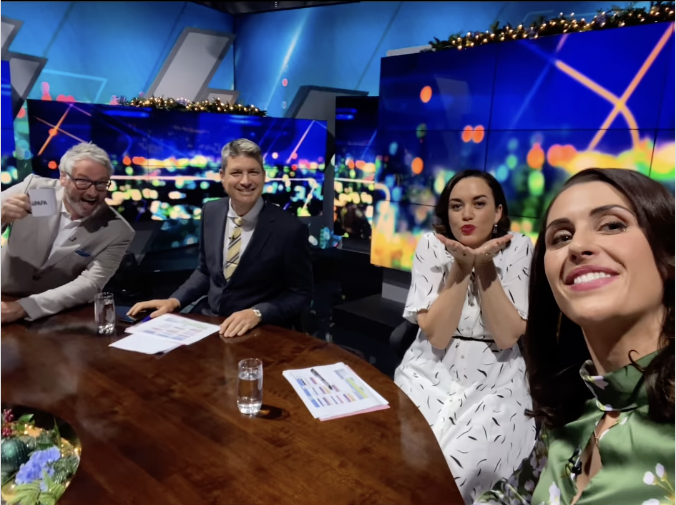 Nadine Higgins has paid tribute to The Project as hosts prepare for tonight's final episode. Photo / Instagram @nadinehiggins.nz