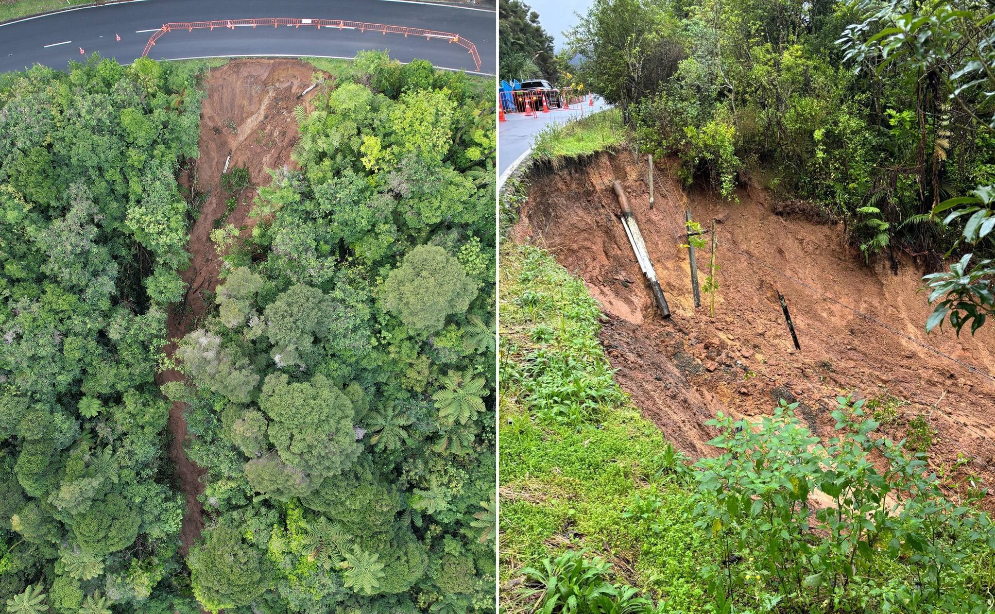 A large slip caused by recent rain on the Mangamuka State Highway 1 repairs won’t affect the planned reopening, which is still on track to be open  before Christmas.