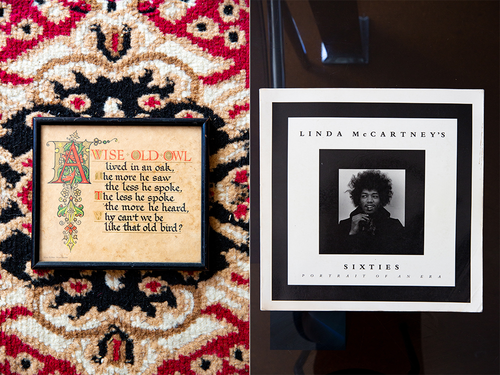From left; Wall Plaque and Photography Books. Photo / Babiche Martens
