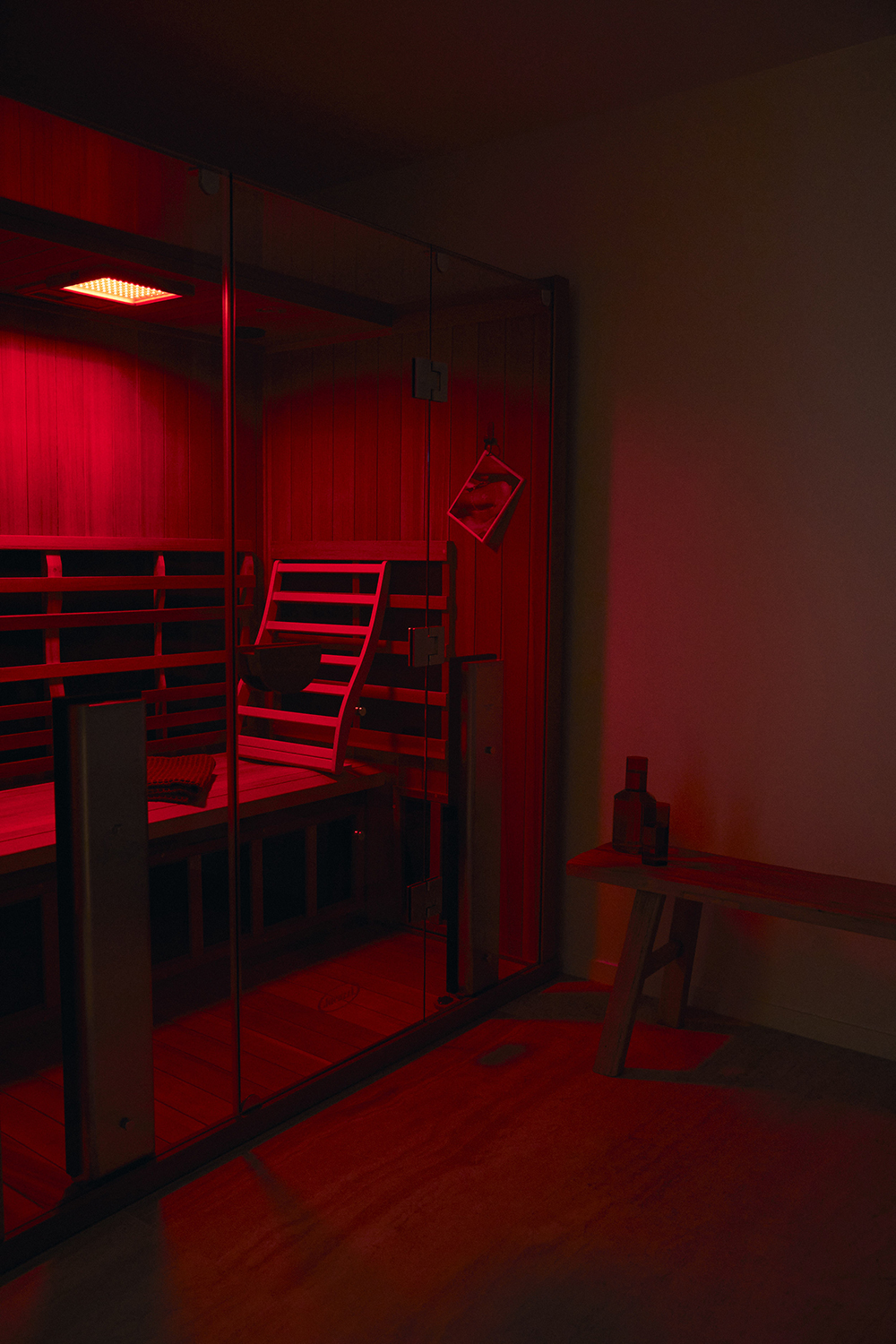 Slowe Studio's infrared sauna. Photo / Supplied
