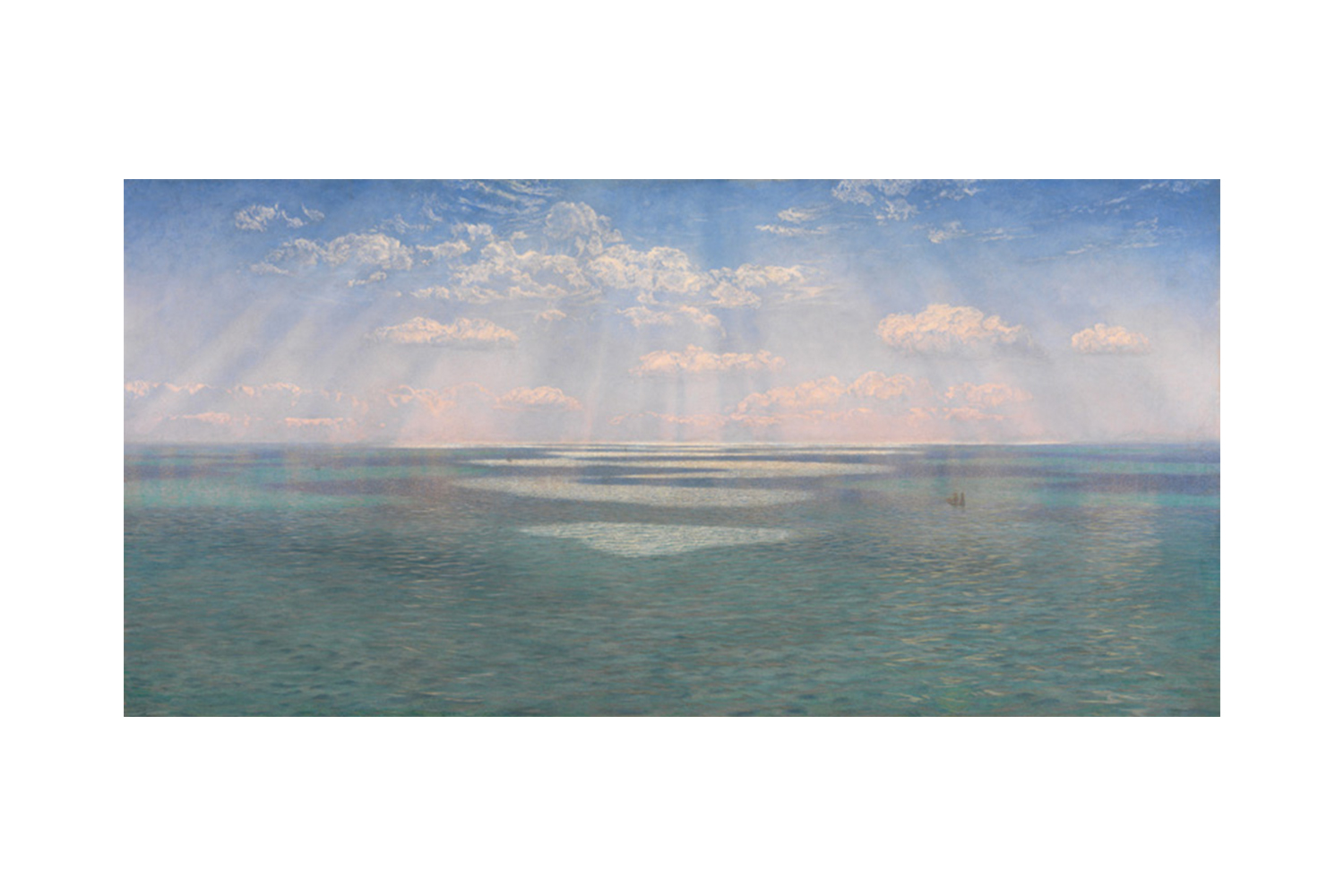 John Brett, 'The British Channel Seen from the Dorsetshire Cliffs'. Photo / Supplied