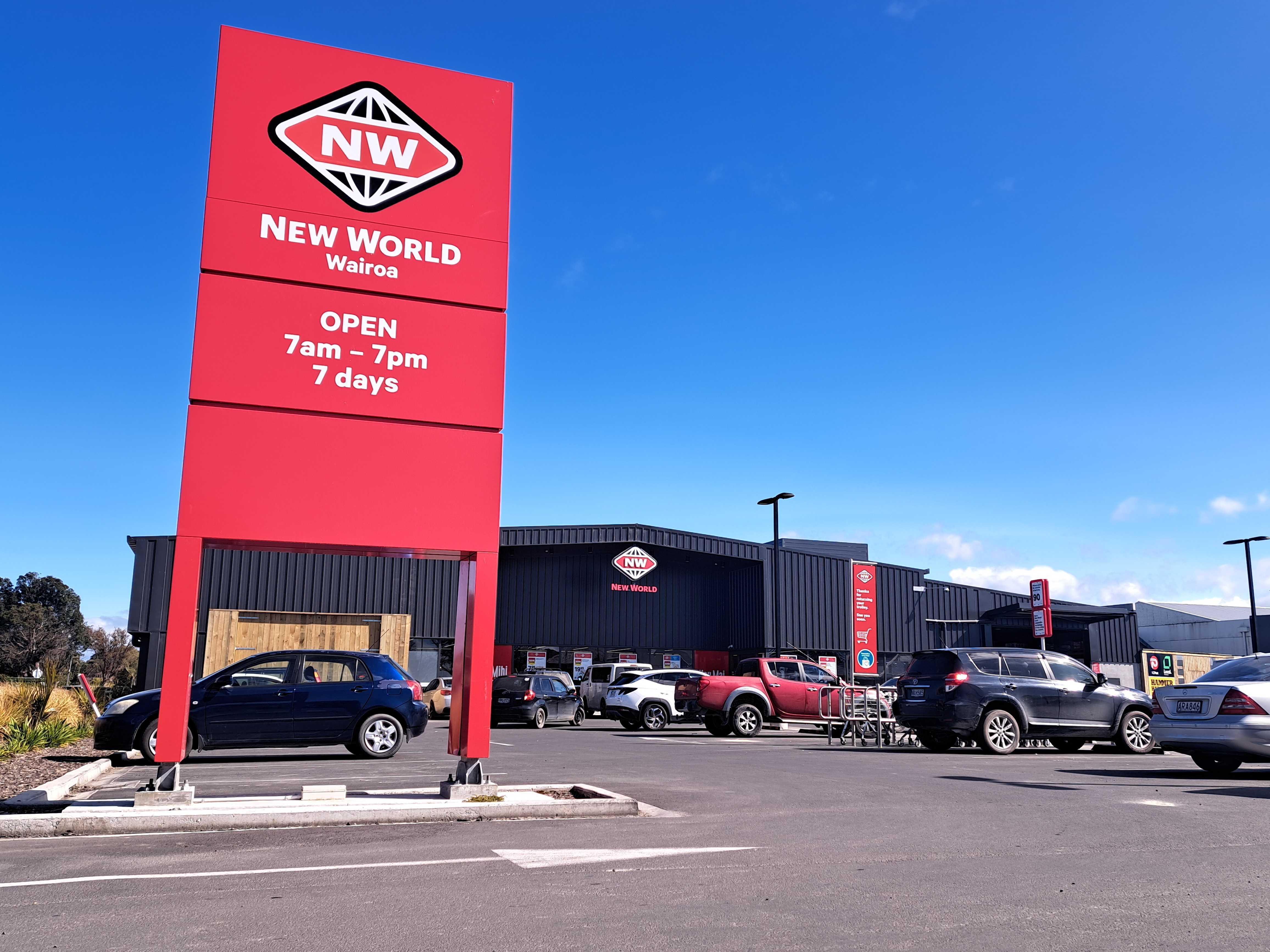 A $10.3 million winning Lotto Powerball ticket last year was purchased at New World Wairoa. Photo / Neil Reid