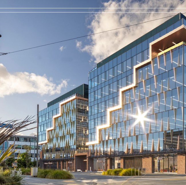 The new offices at 30 Daldy, the new block by Mansons TCLM. Photo / Mansons TCLM