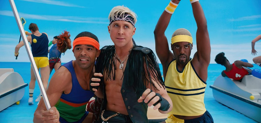 Ryan Gosling, Kingsley Ben-Adir, and Ncuti Gatwa as Ken in ‘Barbie’. Photo / Warner Bros. Pictures