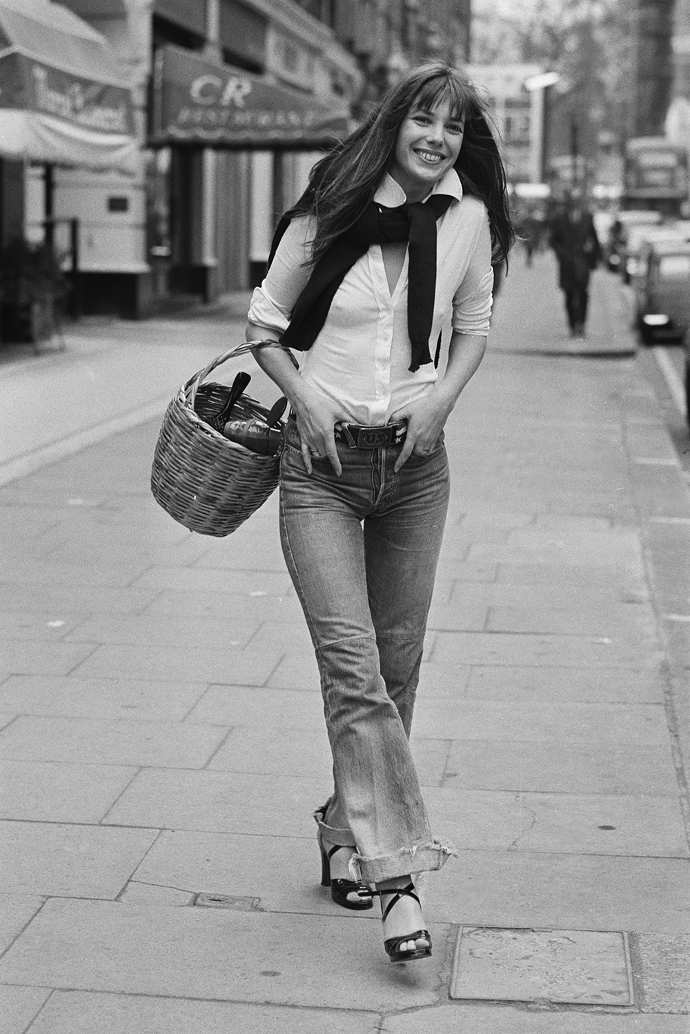 “I was well known for carrying a basket,” she said in a 2018 interview on YouTube. “So, I obviously knew girls liked to have masses of things in their handbag.” Photo / Getty Images