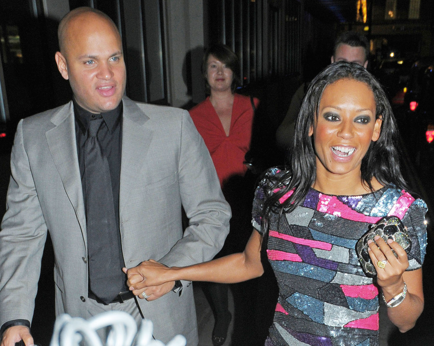 Mel B and Stephen Belafonte on a night out in 2009. Photo / Getty Images