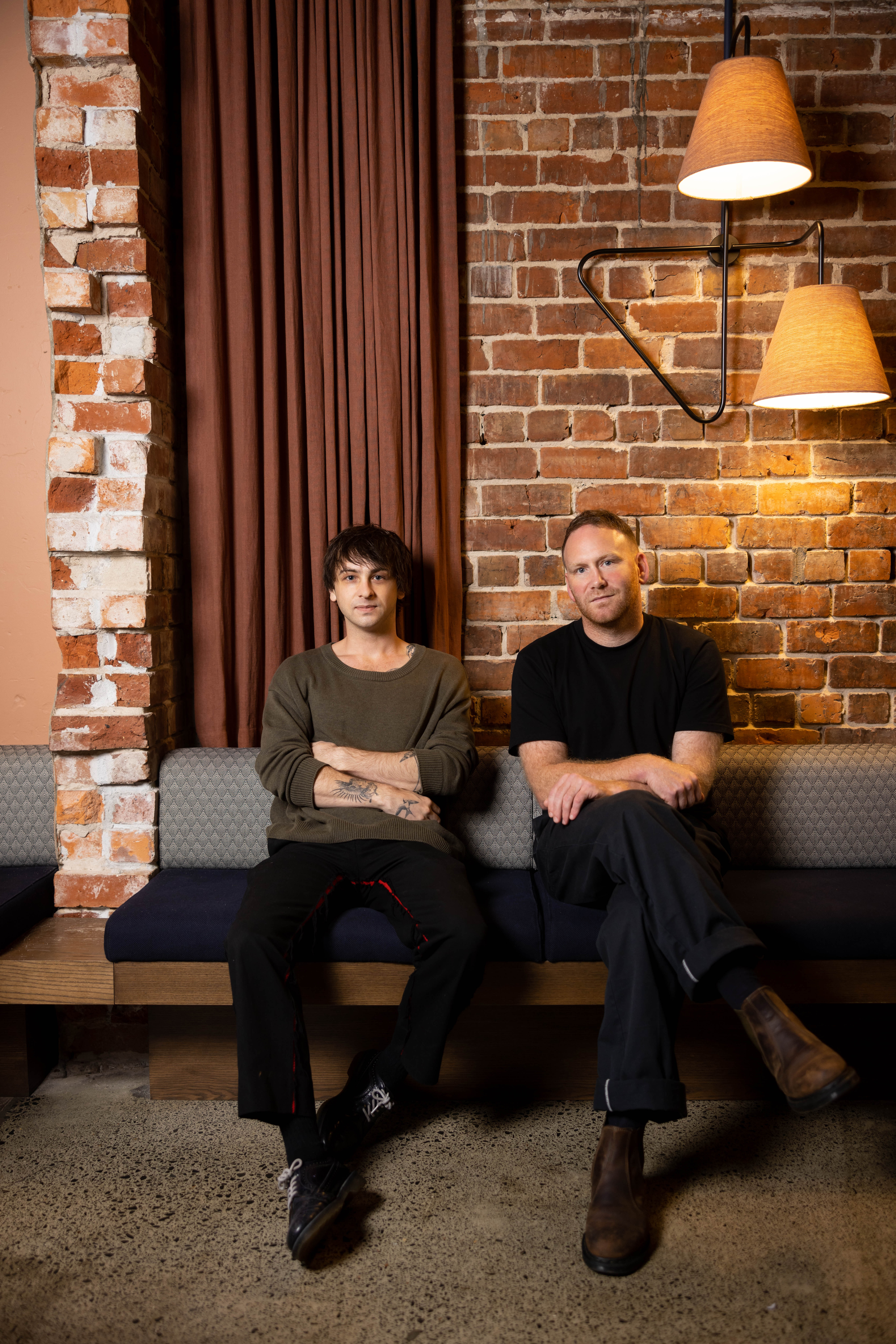 Chefs Morgan Alan Johns and Hayden Phiskie. Photo / Jono Parker
