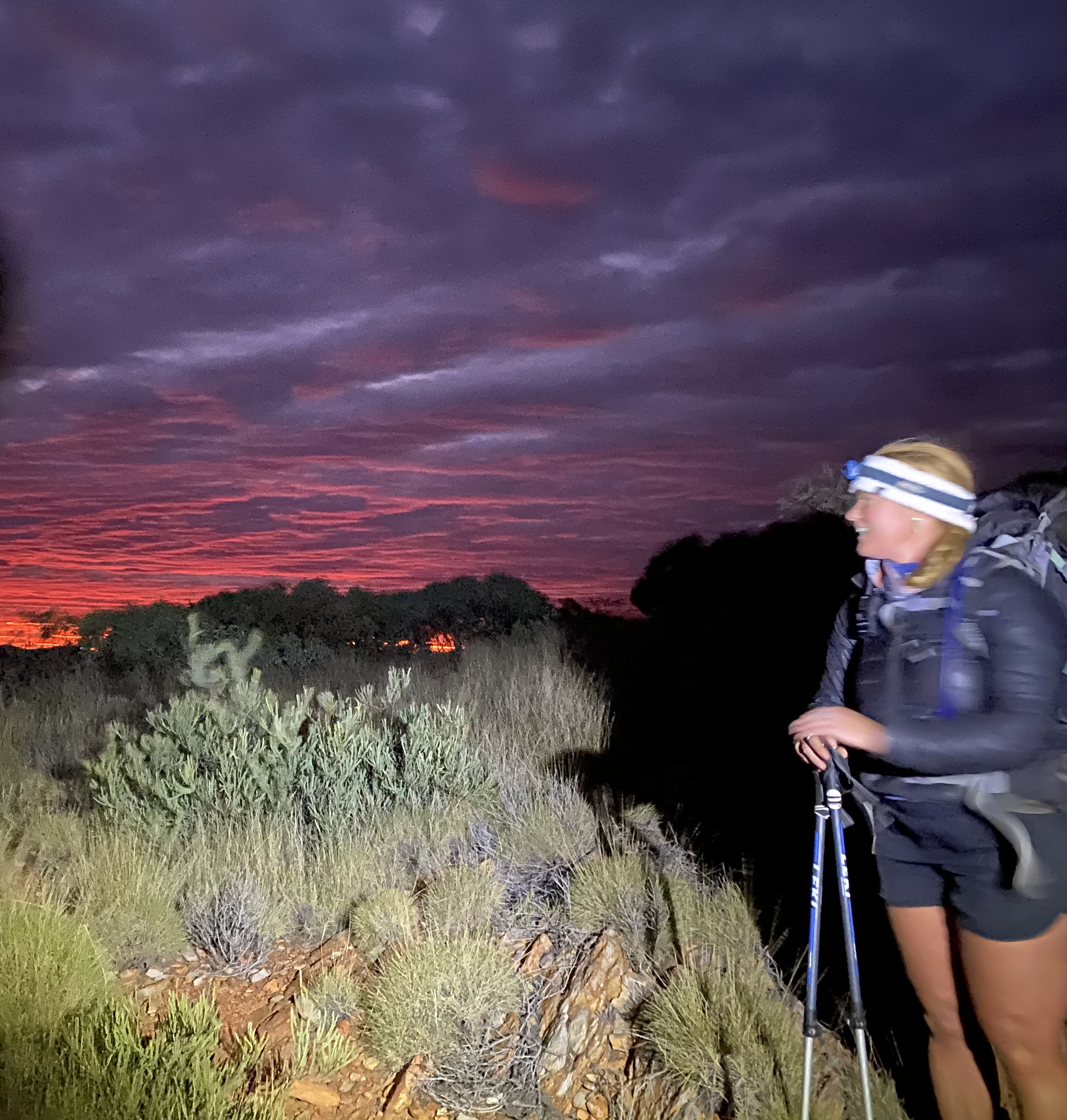 The Mount Sonder summit walk involves a four-hour ascent in darkness. Photo / Anna Sarjeant