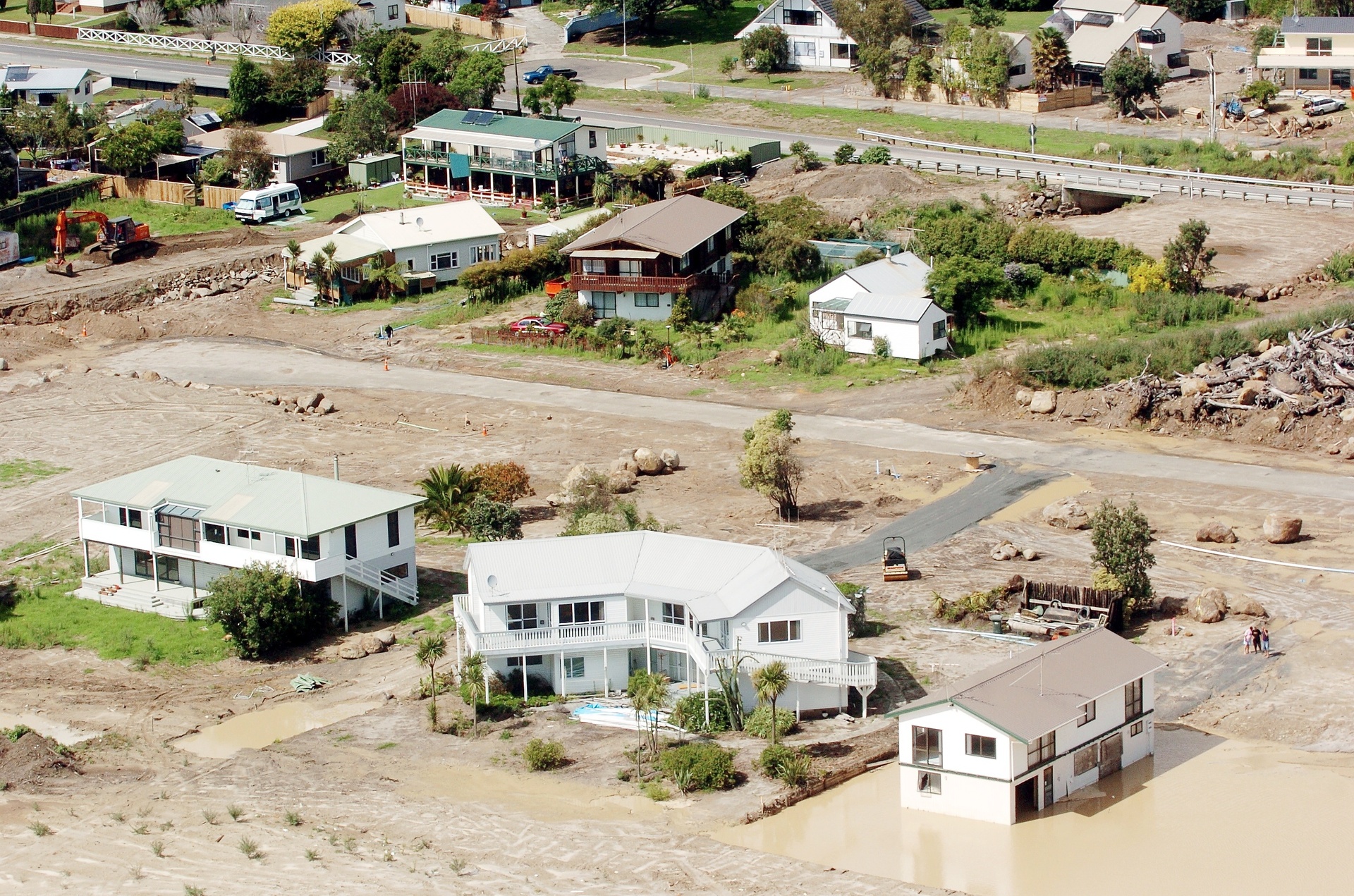 The Eastern Bay of Plenty town of Matata, where 16 homes were bought by council at the expense of $17m in a near-two decade process, may prove the first of many instances of managed coastal retreat in New Zealand. Photo / NZME