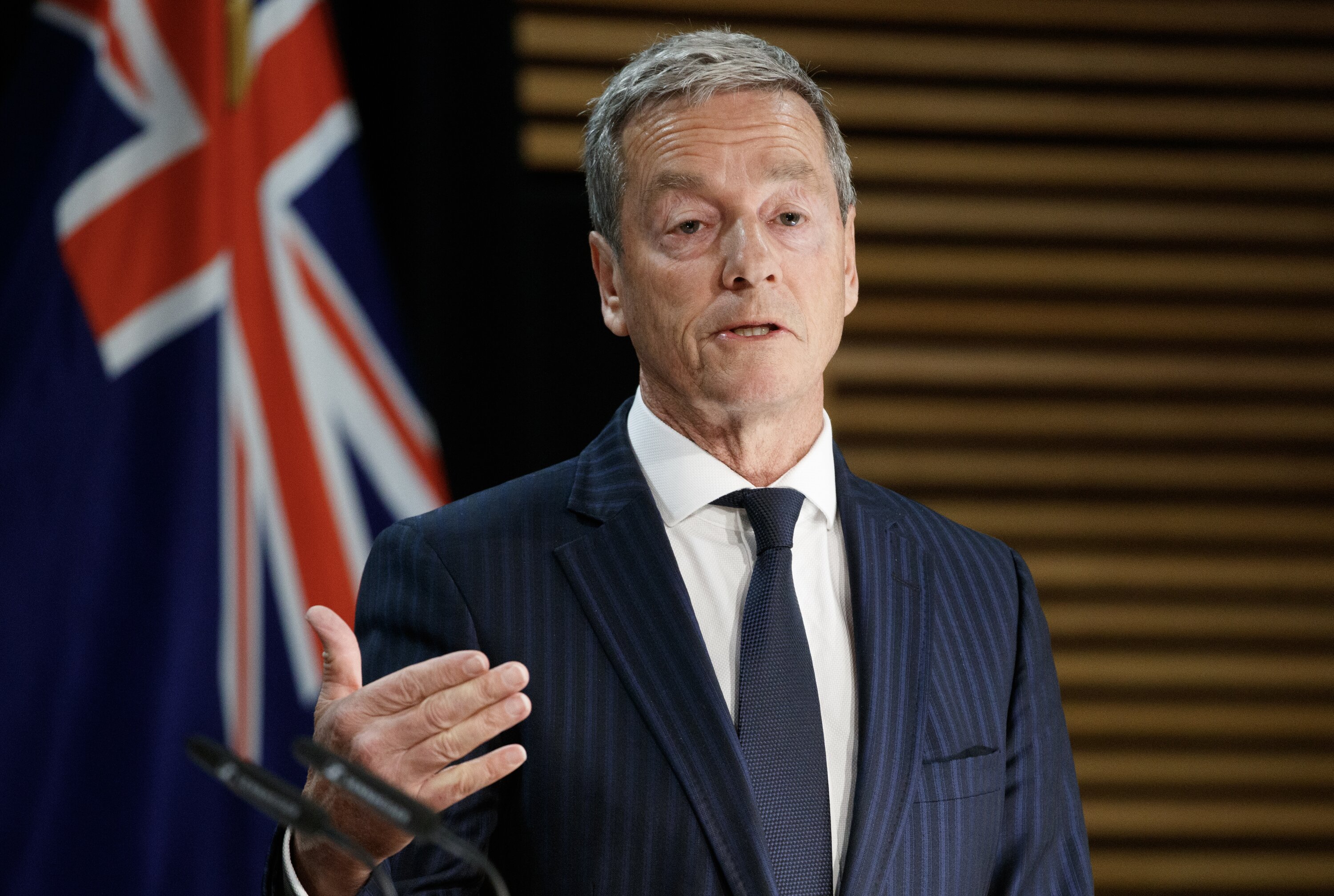Small Business and Manufacturing Minister Andrew Bayly has admitted his behaviour 