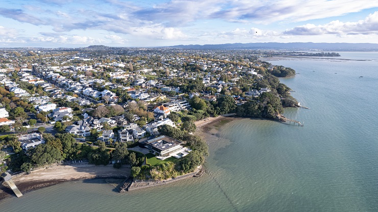 Aerial shot of Herne Bay, Auckland. Photo / OneRoof