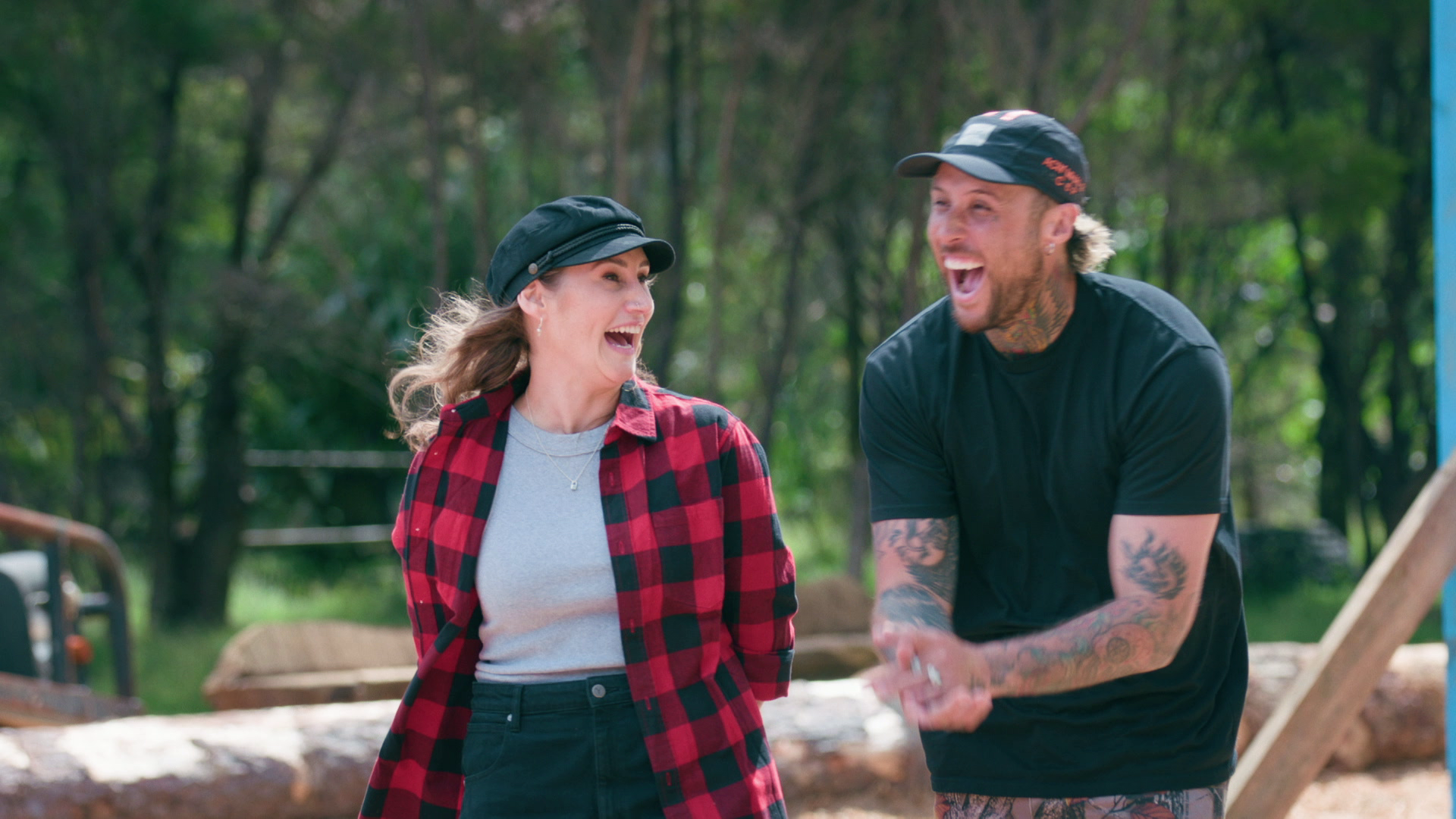 Hosts Tomasel and Savali couldn't be more excited. Photo / TVNZ