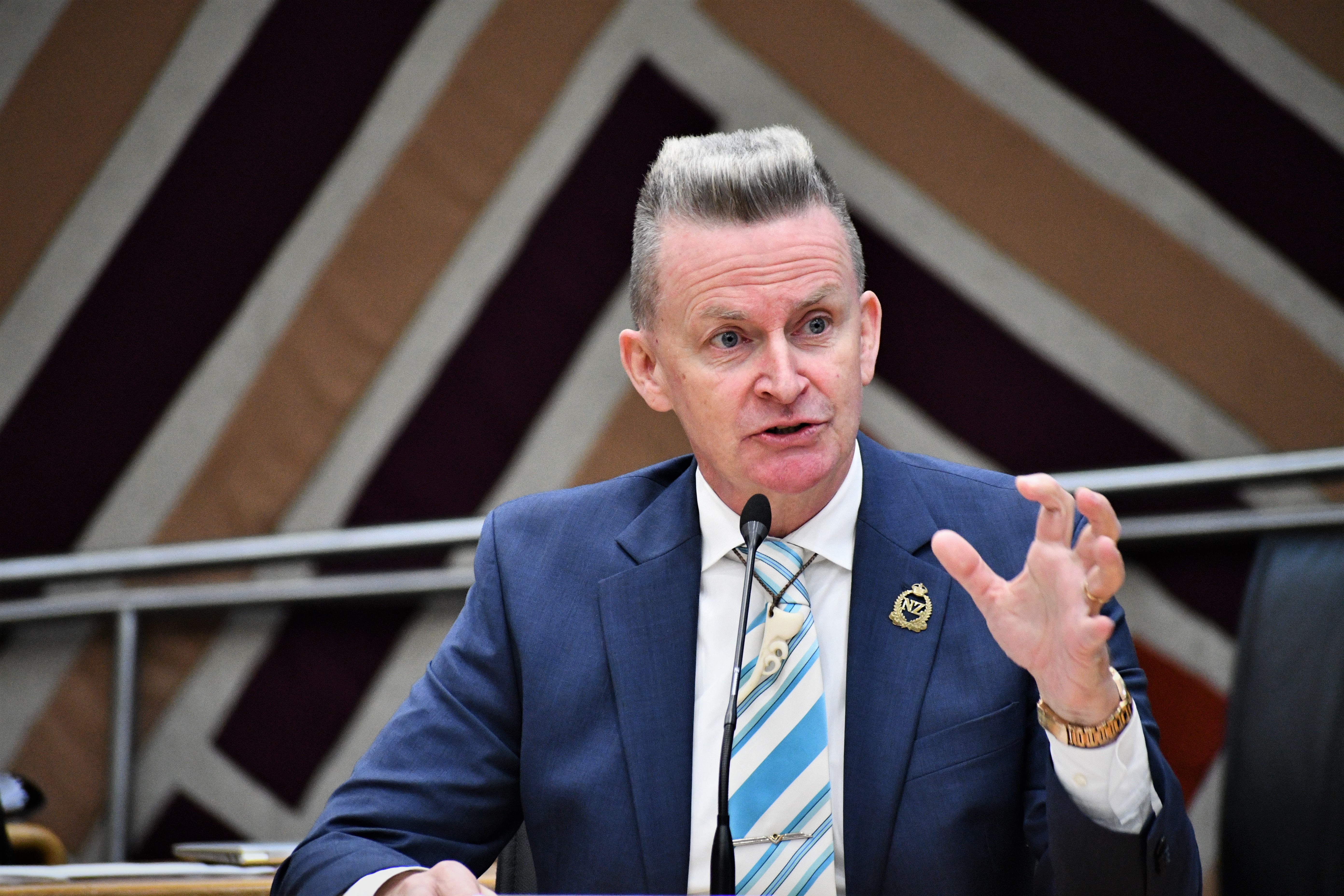 Councillor Don Paterson submitted a petition on behalf of 580 people against a rates rise higher than 8 per cent. Photo / Laura Smith