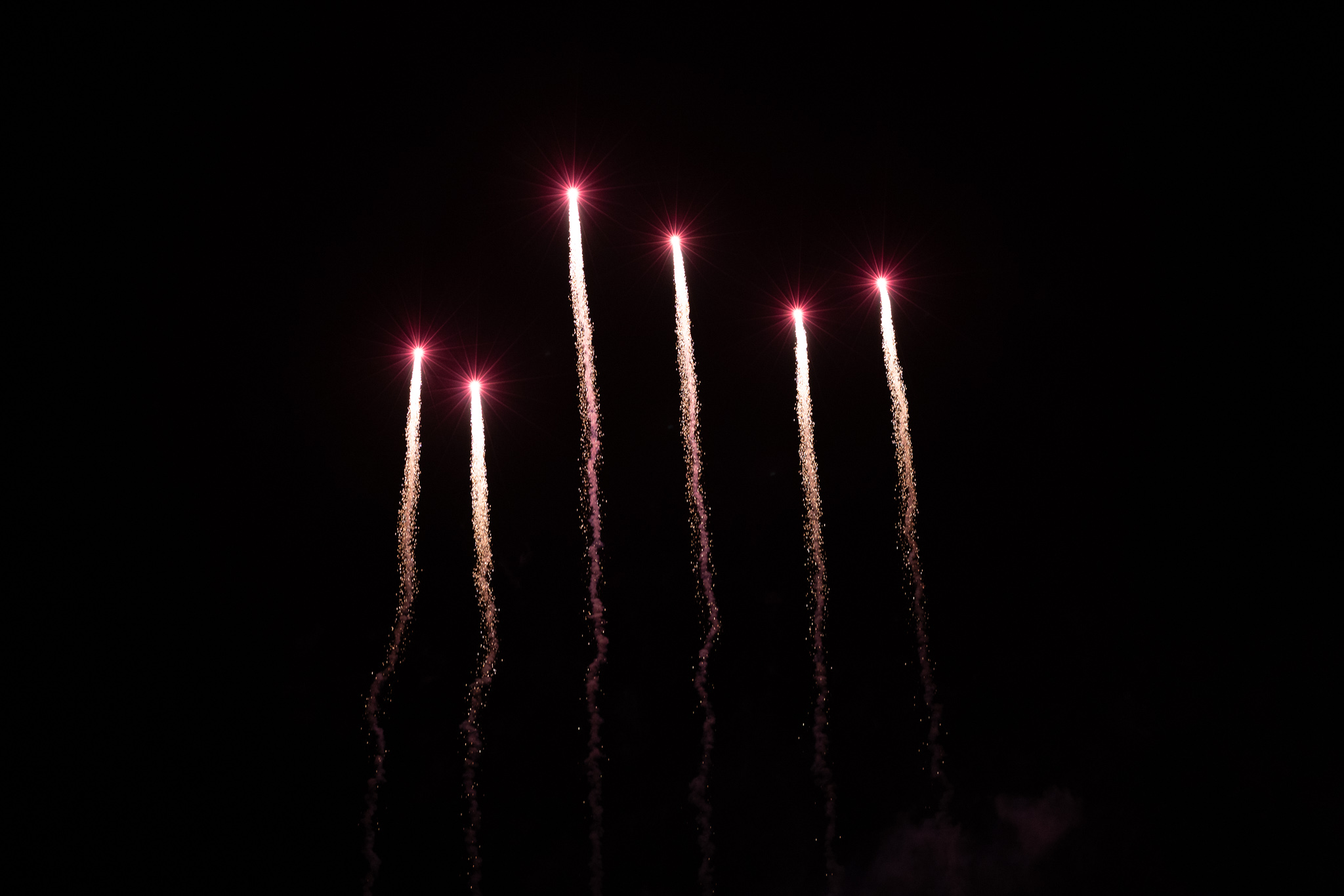 Whangārei lit up on Saturday night at the Whangārei Fireworks Spectacular. Photo / Sarah Marshall Photography