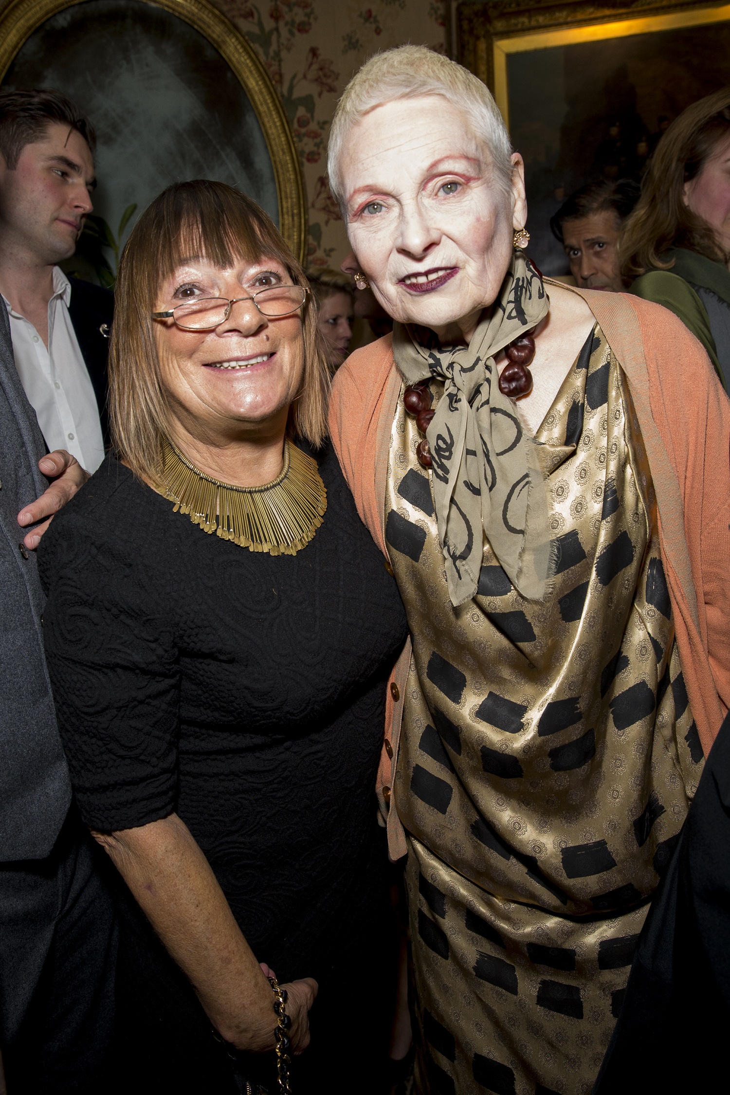 Hilary Alexander and the late fashion designer Vivienne Westwood. Photo / Getty Images