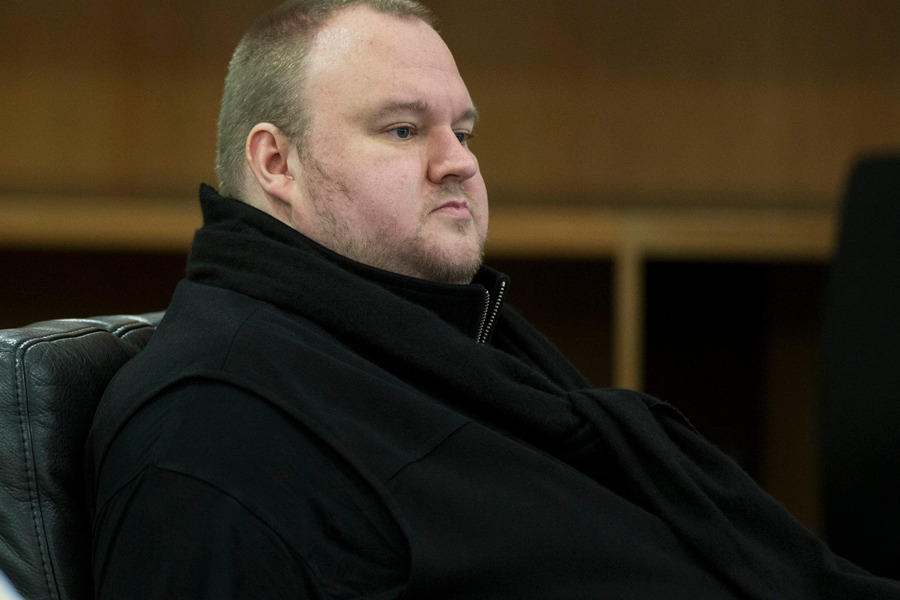 Kim Dotcom, pictured at a hearing in 2015, took his fight against extradition to the US to the Supreme Court. Photo / Jason Oxenam