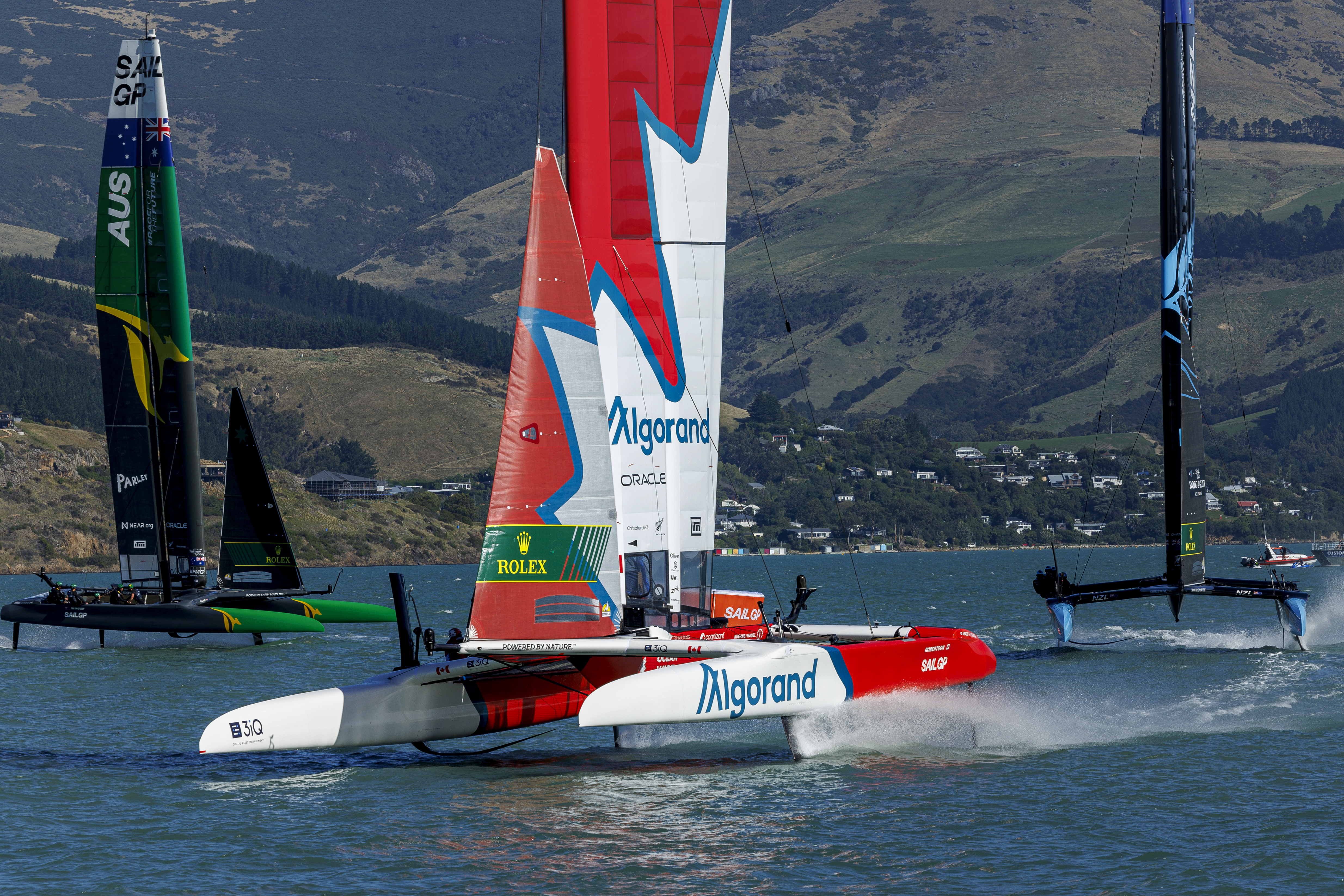 Canada beat New Zealand and Australia to win the New Zealand SailGP event in March. Photo / Brett Phibbs / SailGP
